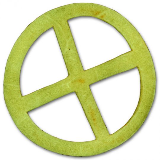 Rawhide Medicine Wheel 2-1/4