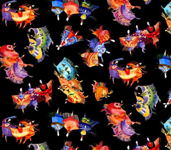 Native Print Cotton Fabric