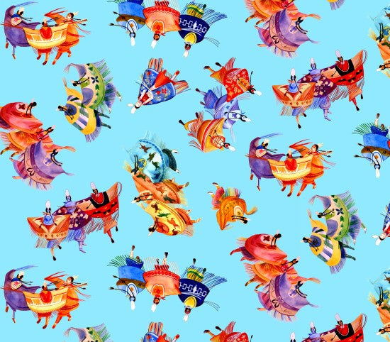 Native Print Cotton Fabric