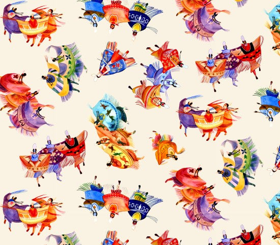 Native Print Cotton Fabric