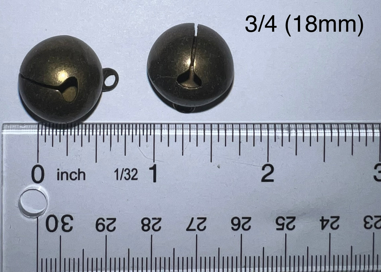 Antiqued Brass Hawk Bells