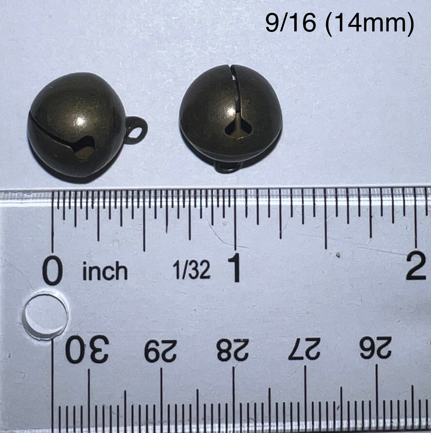 Antiqued Brass Hawk Bells