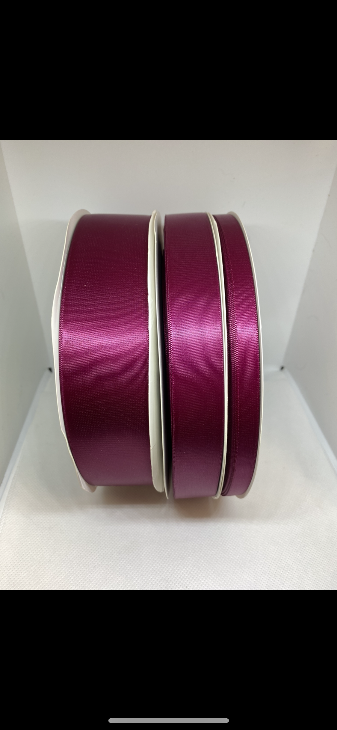 3/8" Single Faced Satin Ribbon