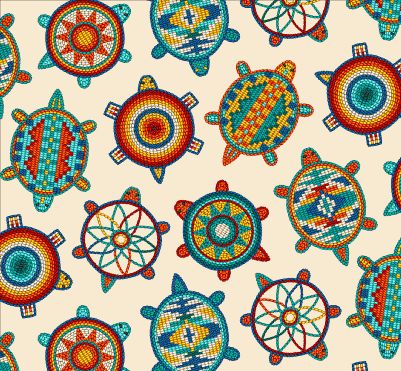 Native Print Cotton Fabric