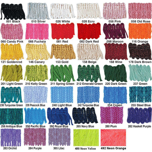 Chainette Fringe - 14" Length (per Yard)