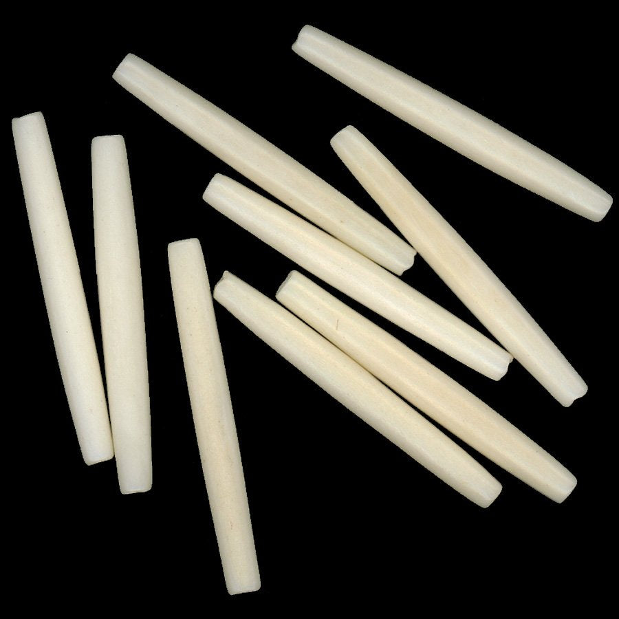 Ultra Thin Bone Hairpipe 2"