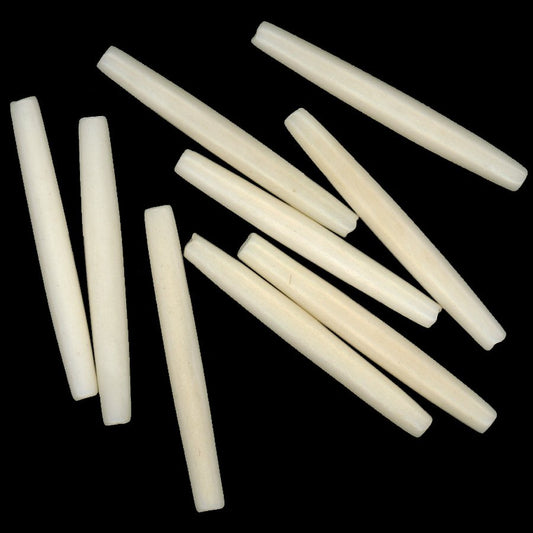 Ultra Thin Bone Hairpipe 1.5"