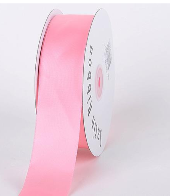 Satin Ribbon Double Face Hot Pink ( Width: 1-1/2 inch