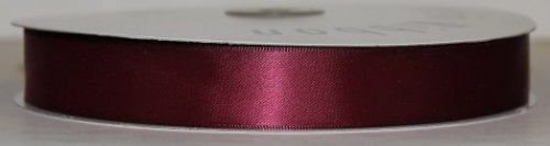 7/8" Wine Satin Ribbon