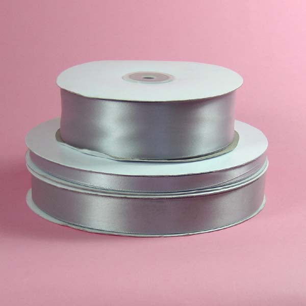 5/8" Silver Satin Ribbon