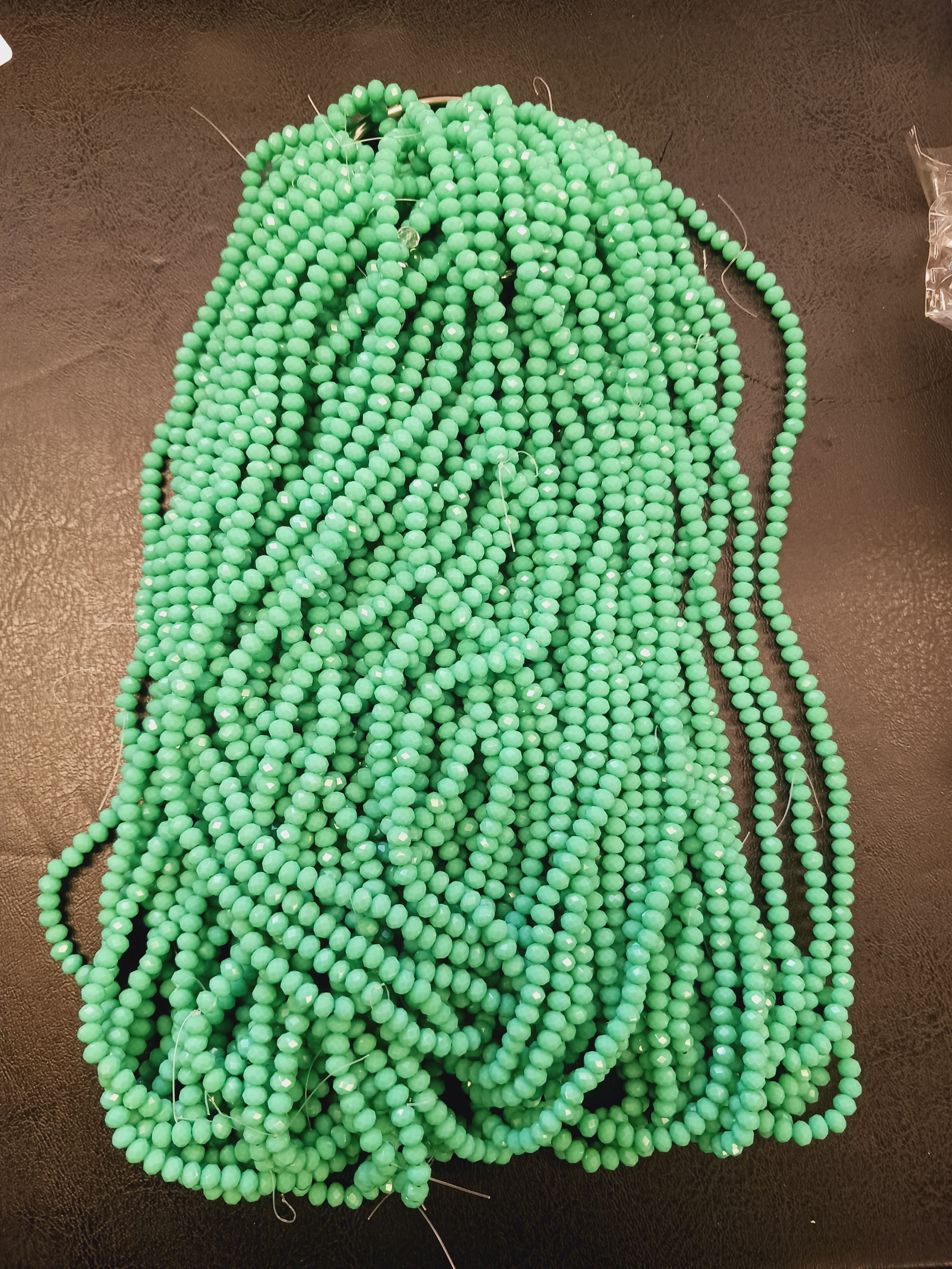 8 mm Rondelle Strand Semi-Transparent & Transparent