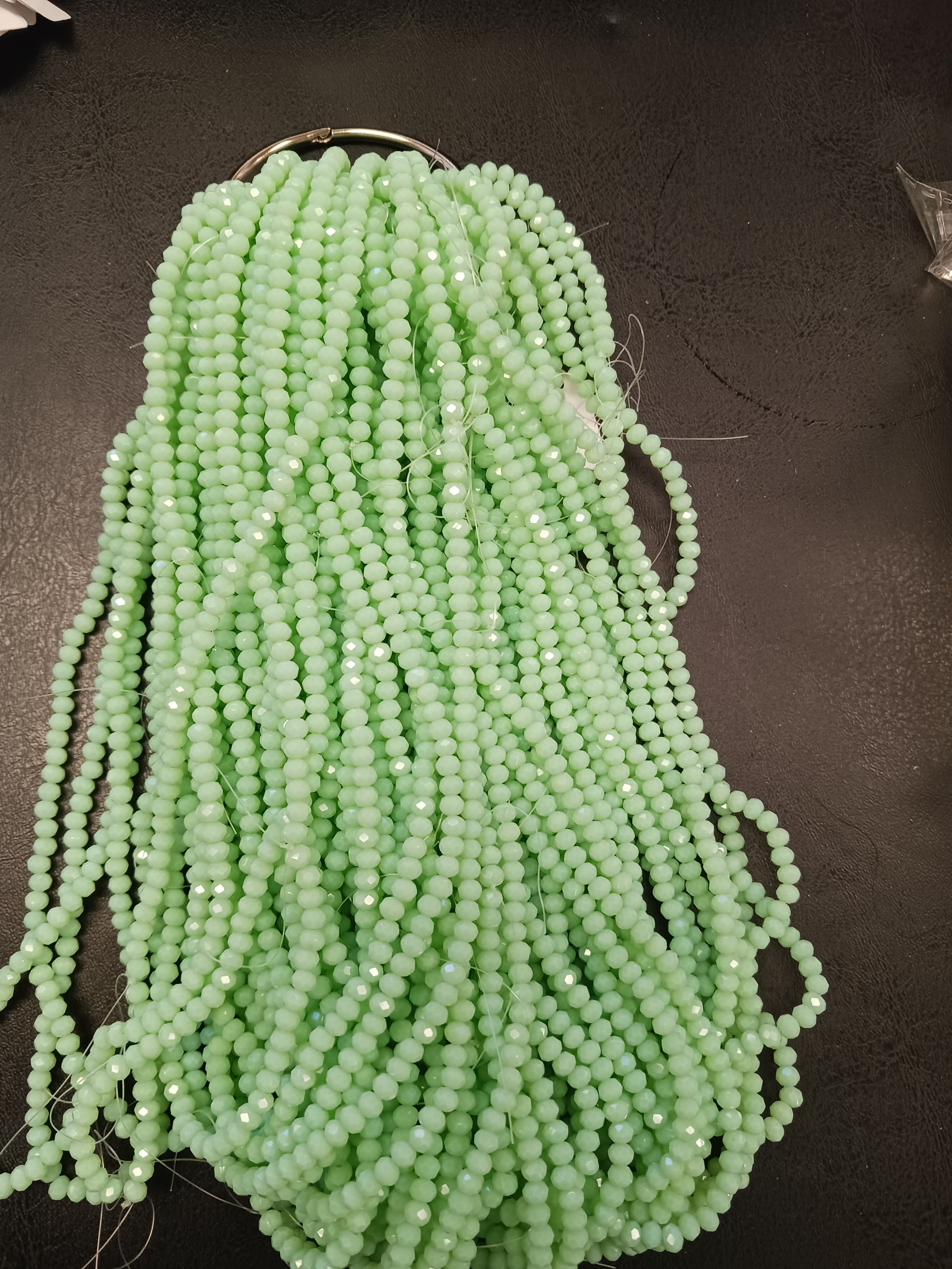 8 mm Rondelle Strand Semi-Transparent & Transparent