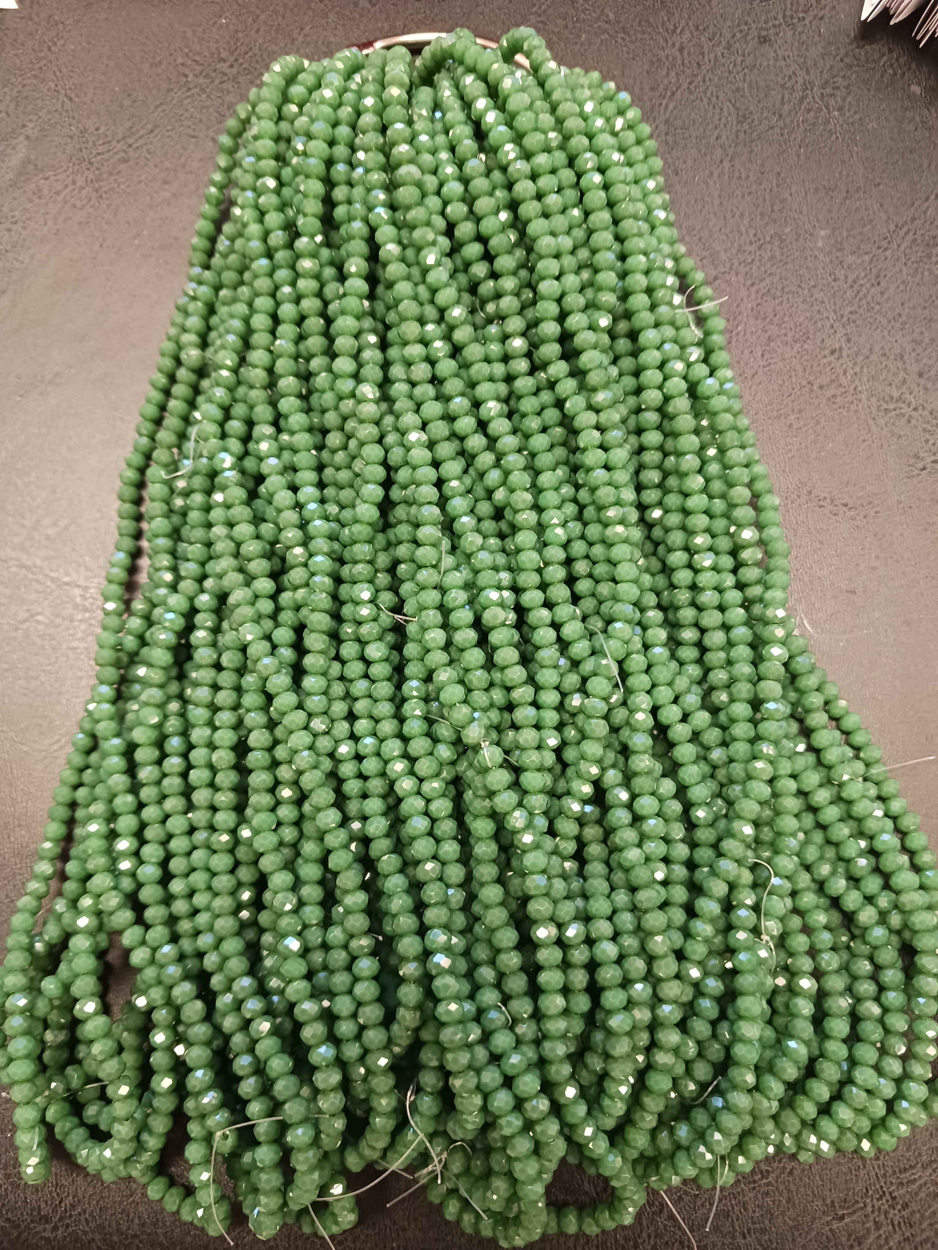 8 mm Rondelle Strand Semi-Transparent & Transparent