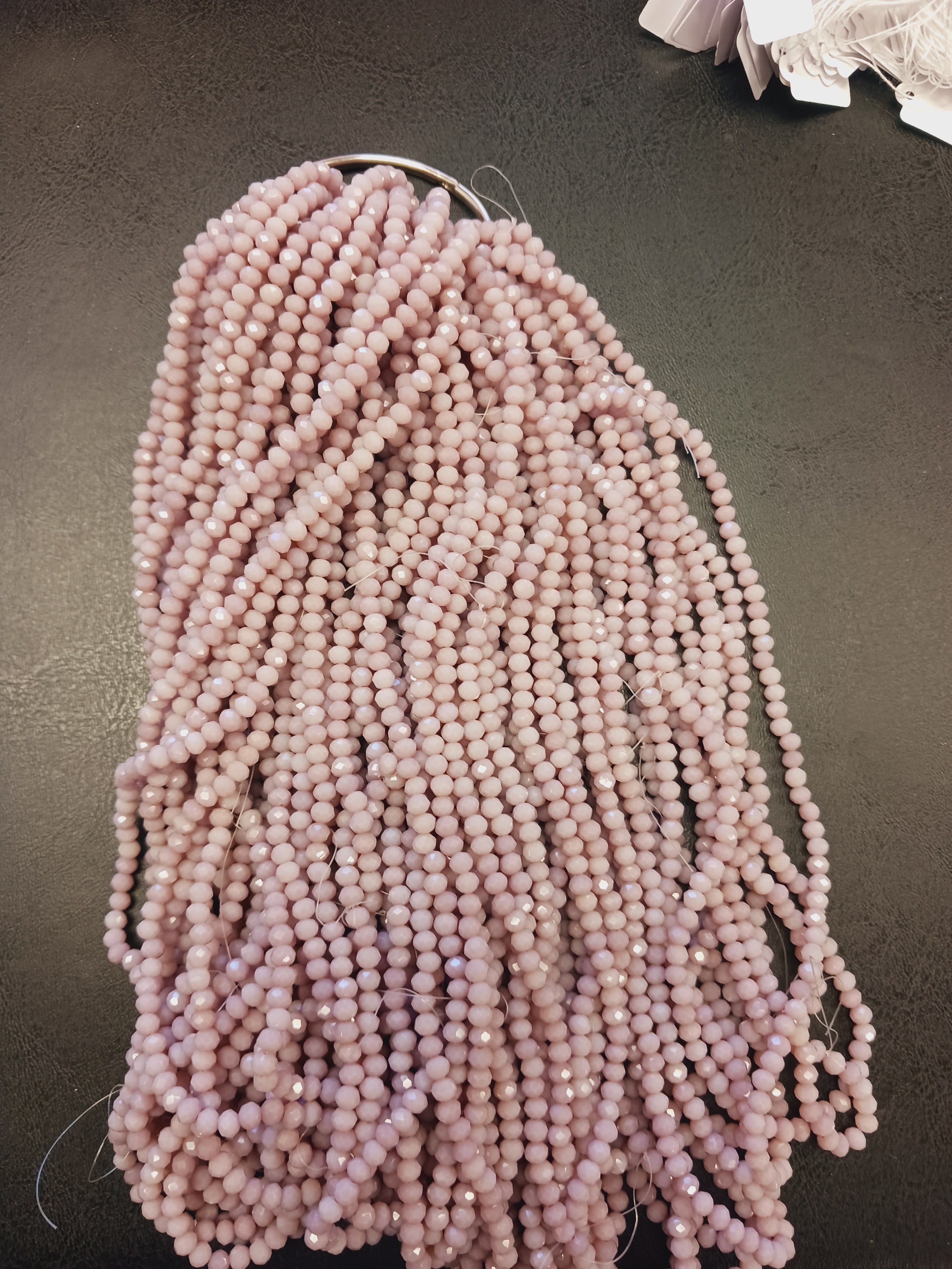 8 mm Rondelle Strand Semi-Transparent & Transparent