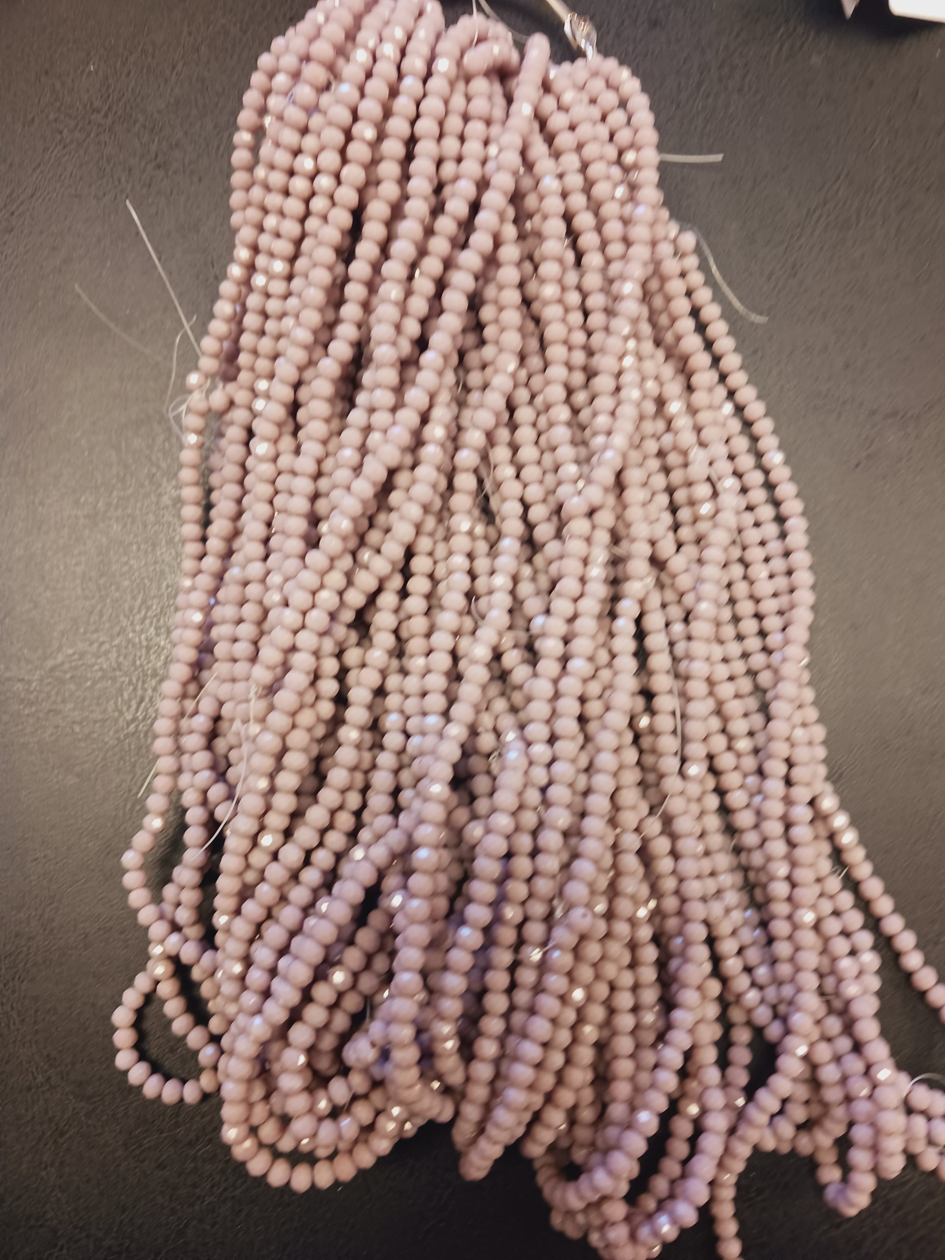 8 mm Rondelle Strand Semi-Transparent & Transparent