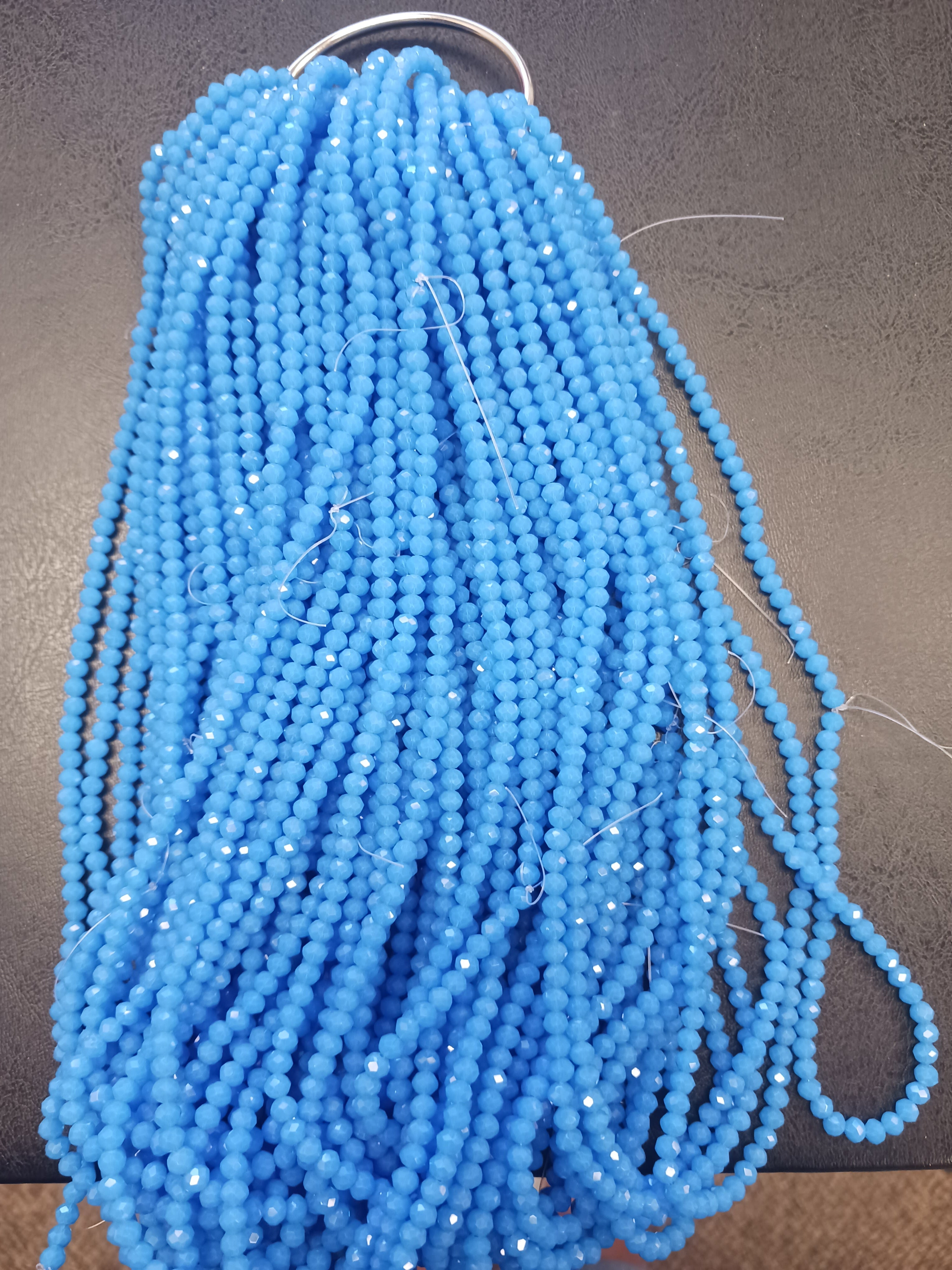 8 mm Rondelle Strand Semi-Transparent & Transparent