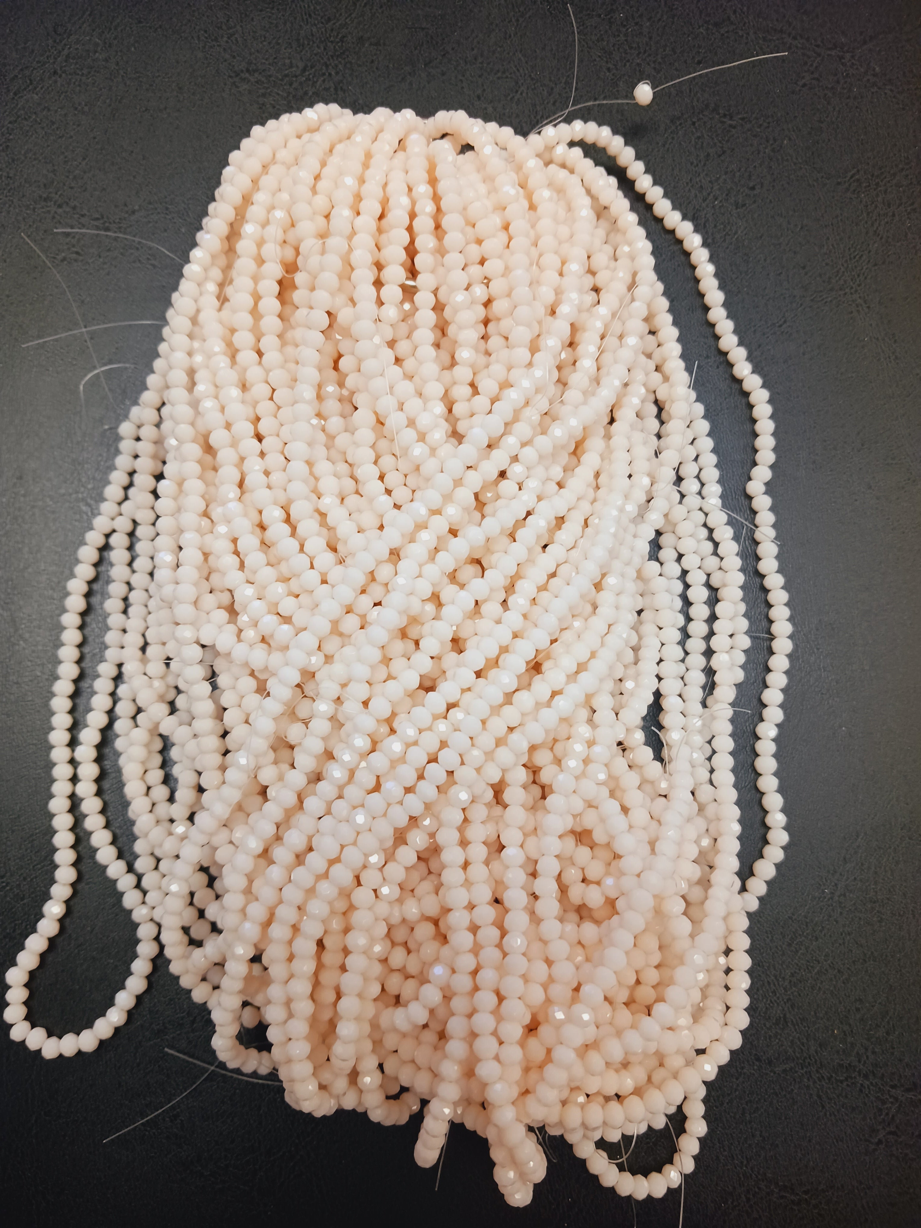 8 mm Rondelle Strand Semi-Transparent & Transparent