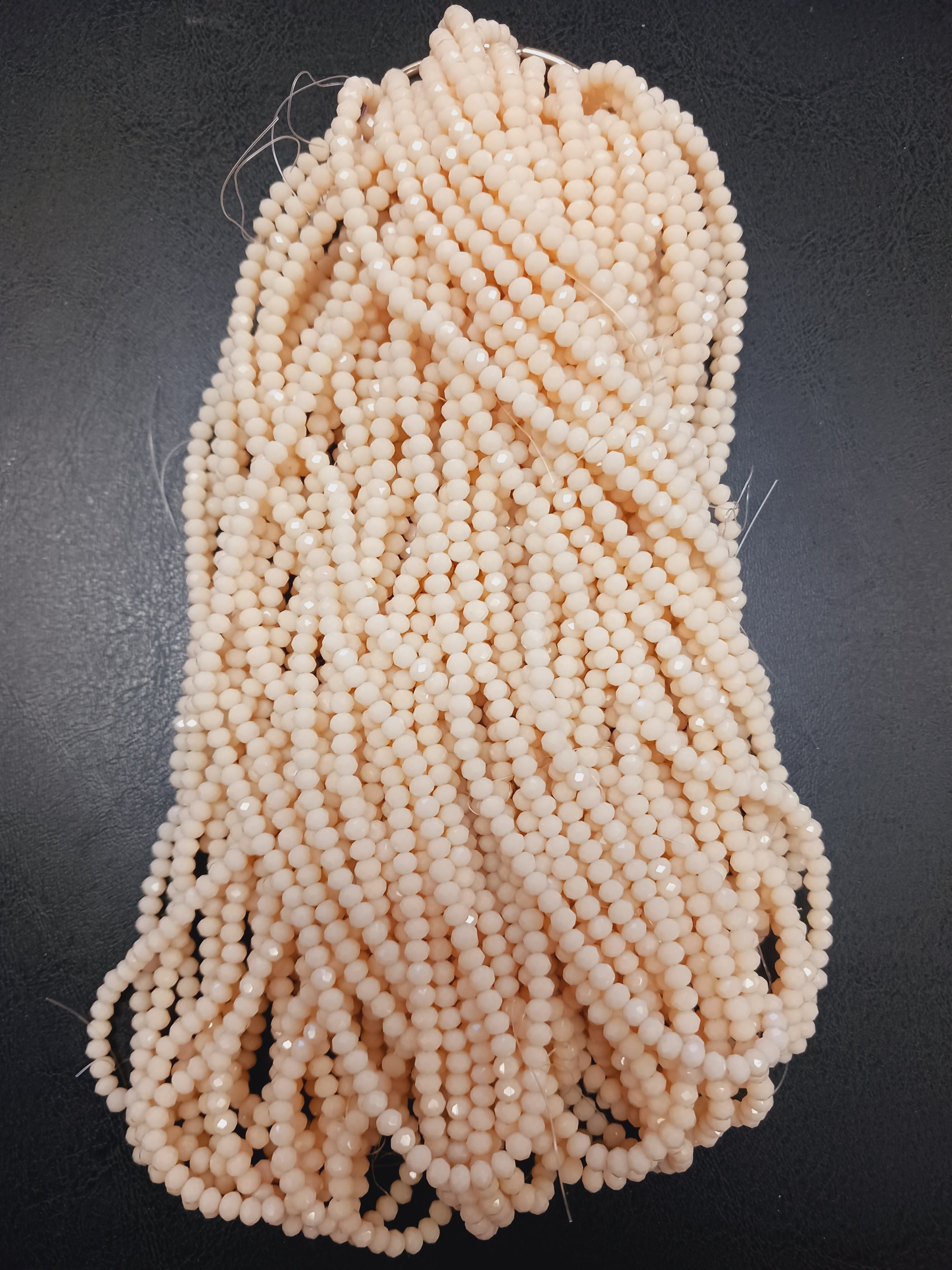 8 mm Rondelle Strand Semi-Transparent & Transparent