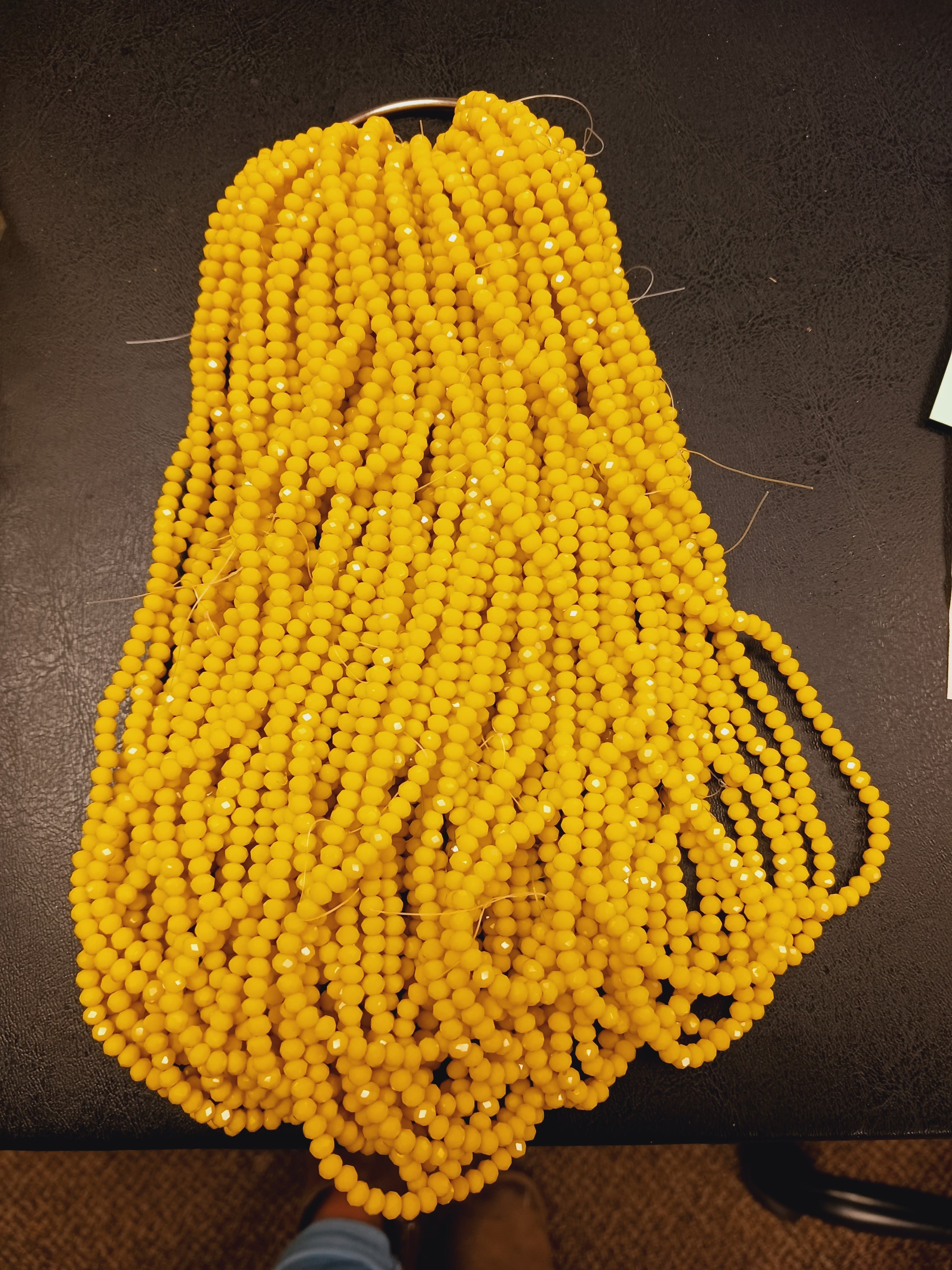 8 mm Rondelle Strand Semi-Transparent & Transparent