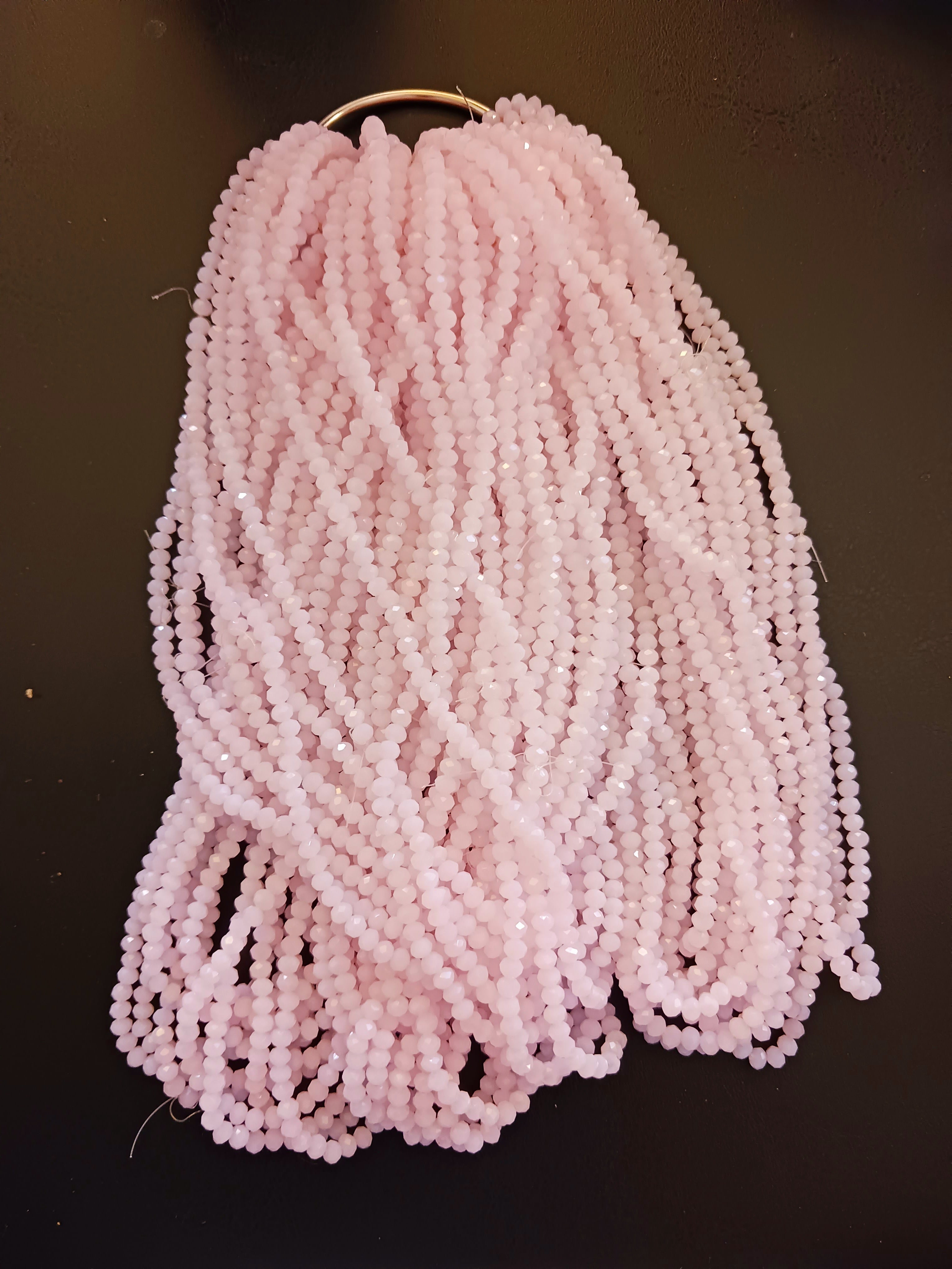 8 mm Rondelle Strand Semi-Transparent & Transparent