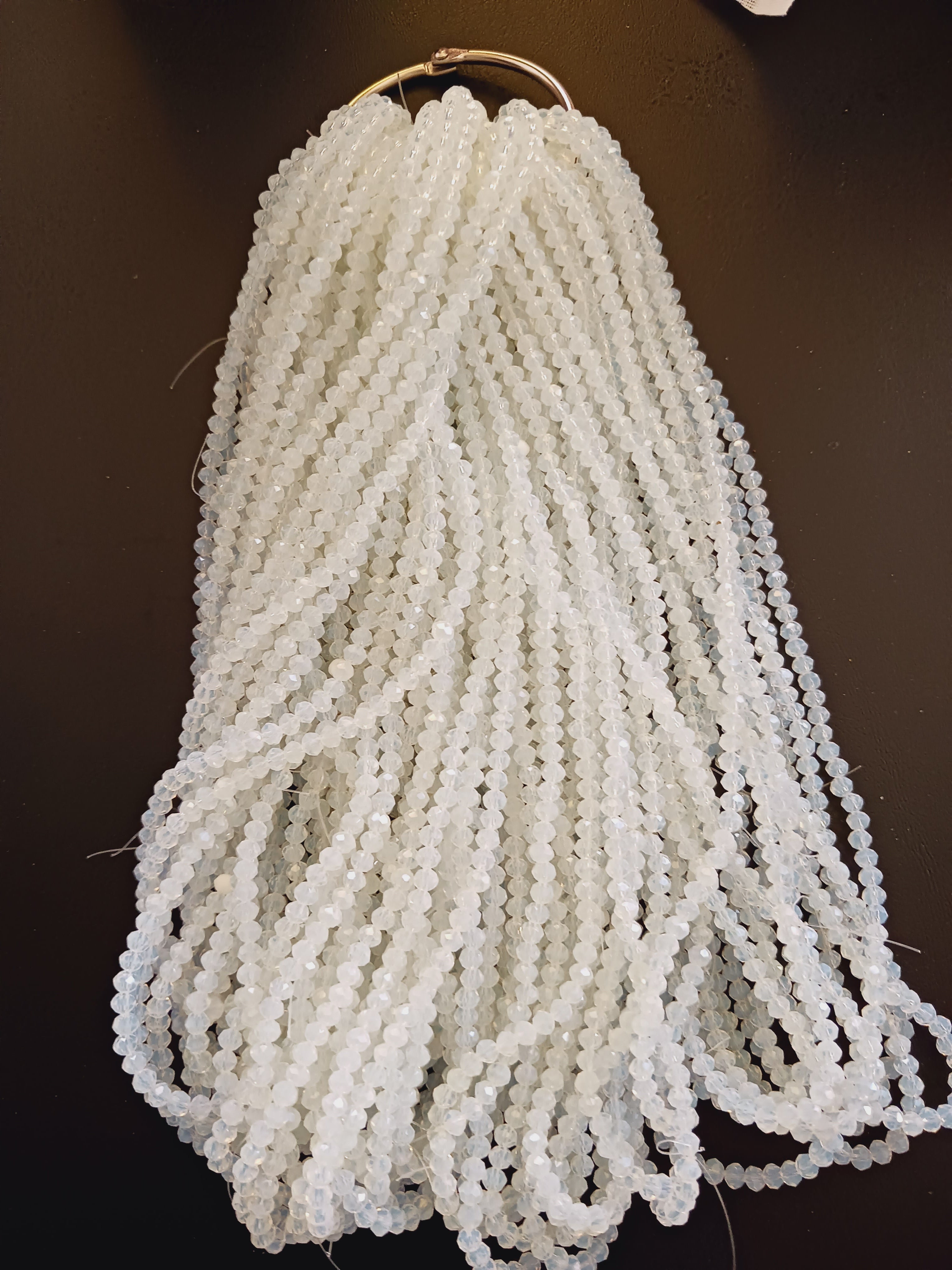 8 mm Rondelle Strand Semi-Transparent & Transparent