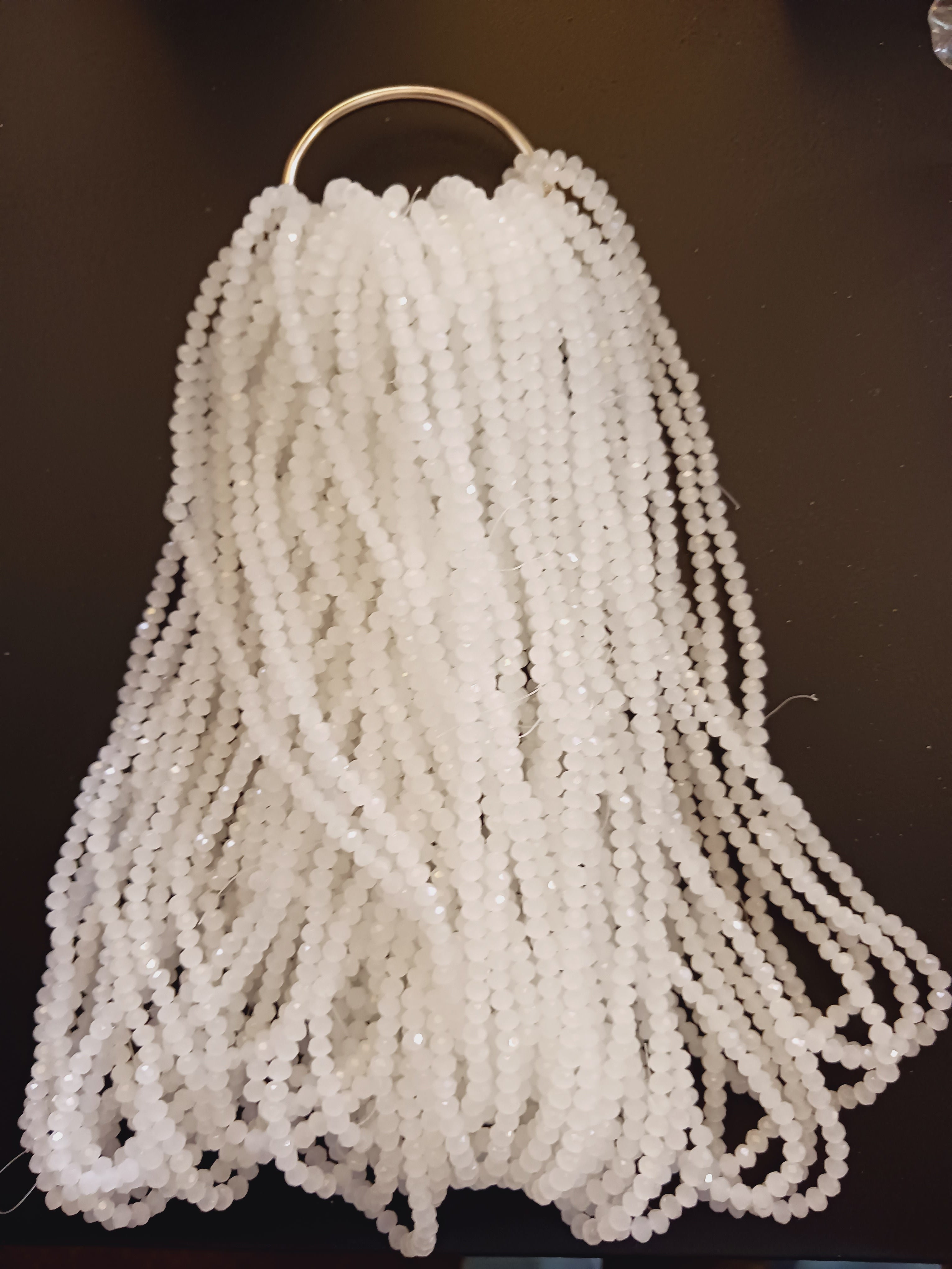 8 mm Rondelle Strand Semi-Transparent & Transparent