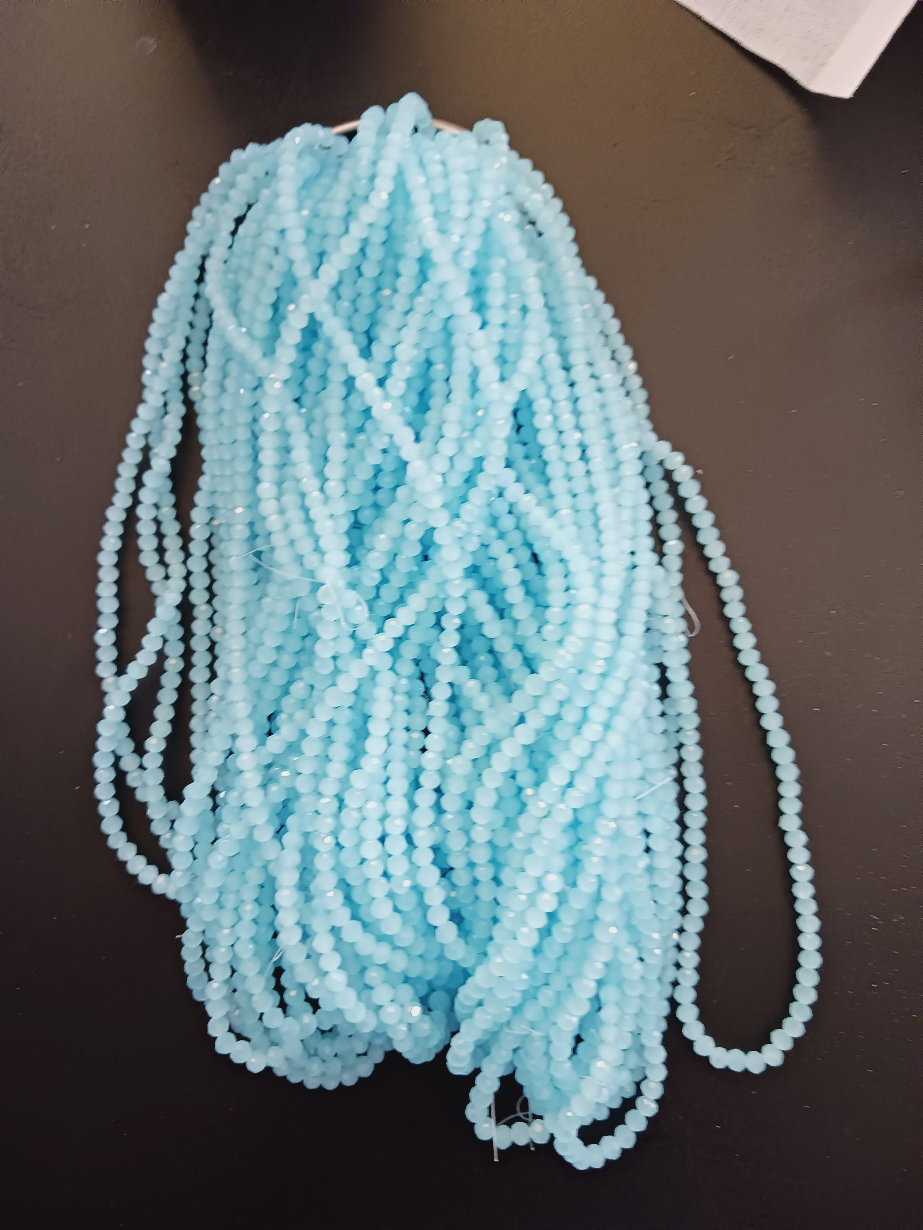 8 mm Rondelle Strand Semi-Transparent & Transparent