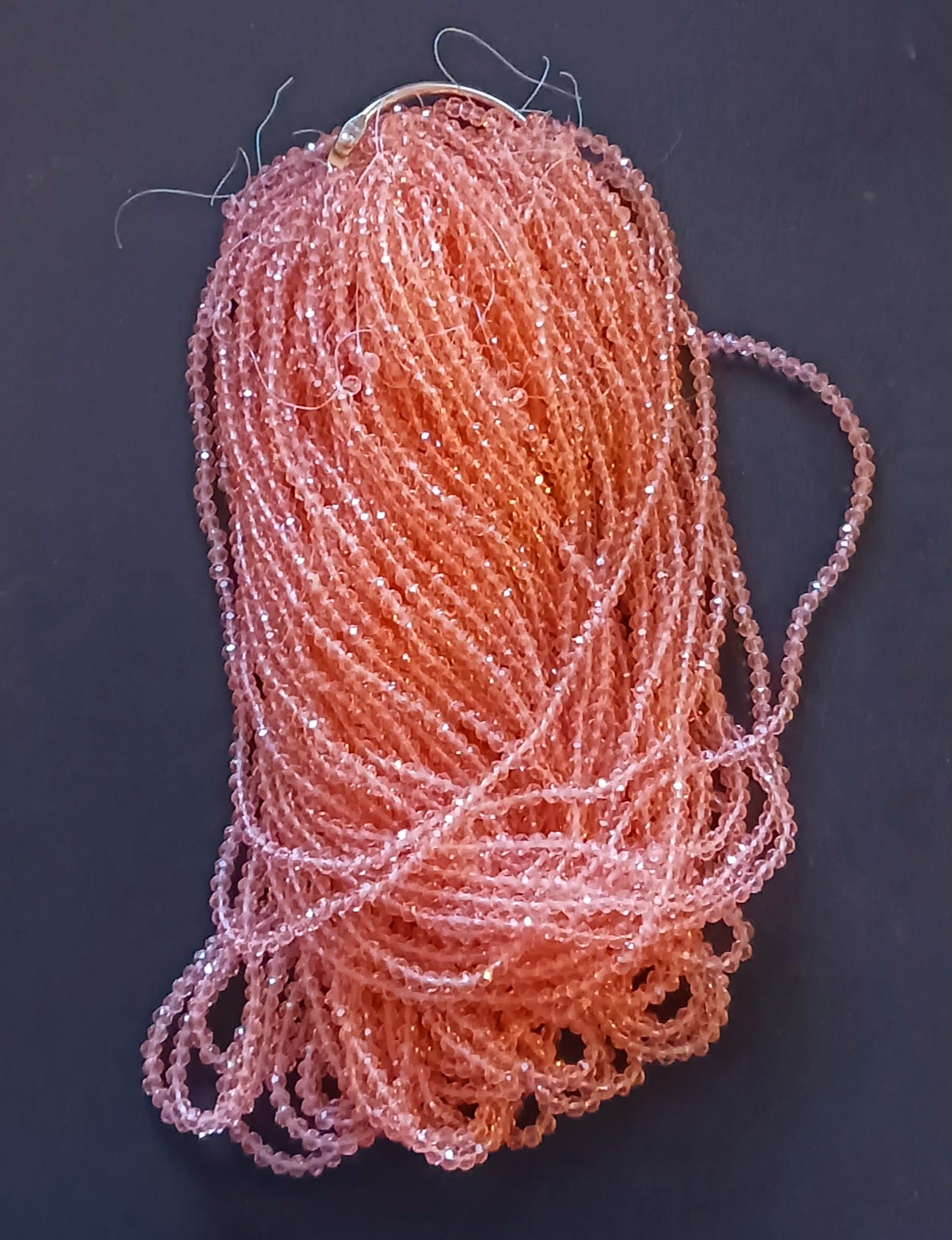 4 mm Rondelle Strand-Semi-Transparent & Transparent