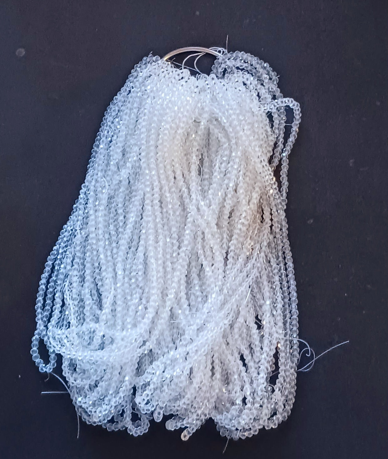 8 mm Rondelle Strand Semi-Transparent & Transparent