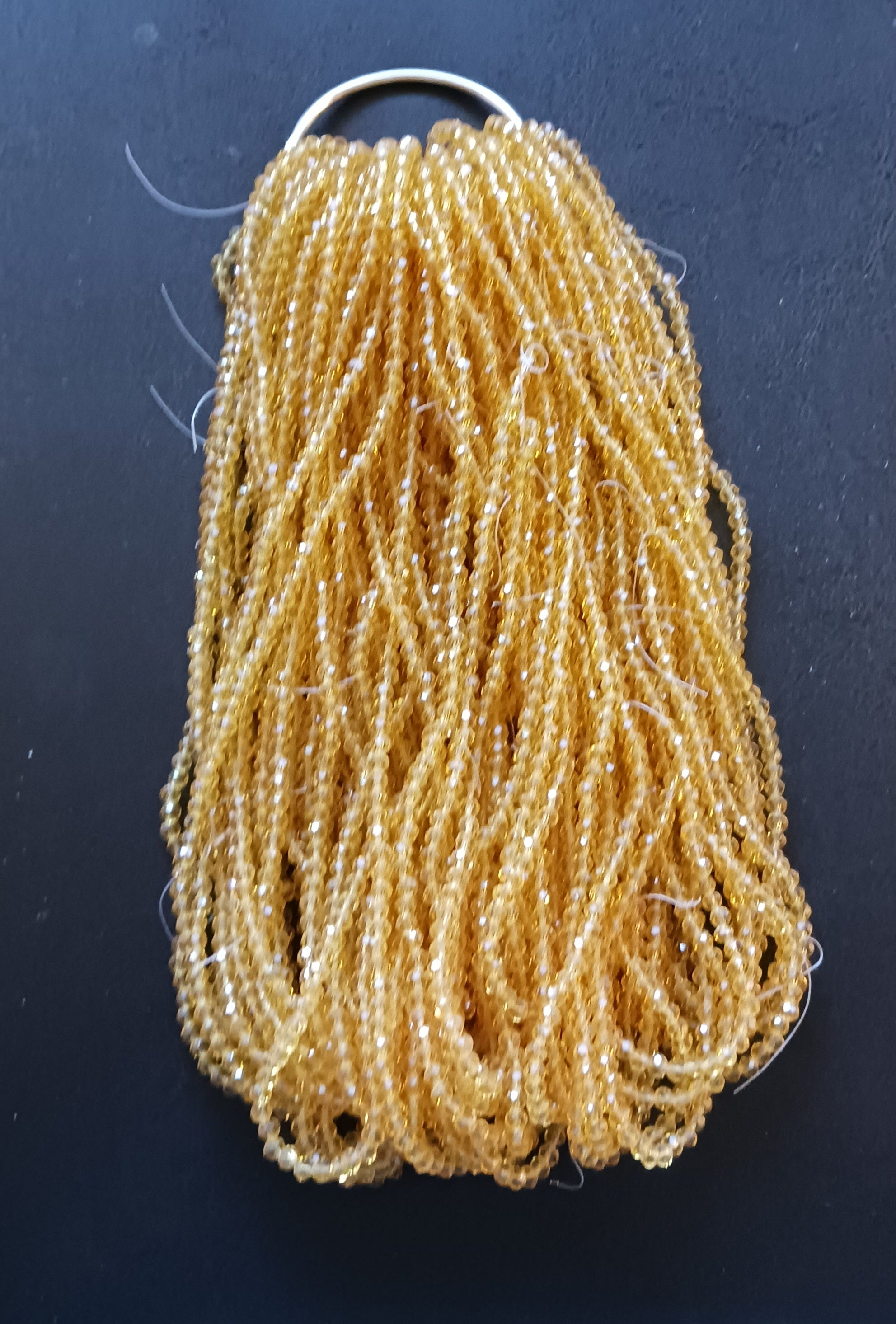 8 mm Rondelle Strand Semi-Transparent & Transparent