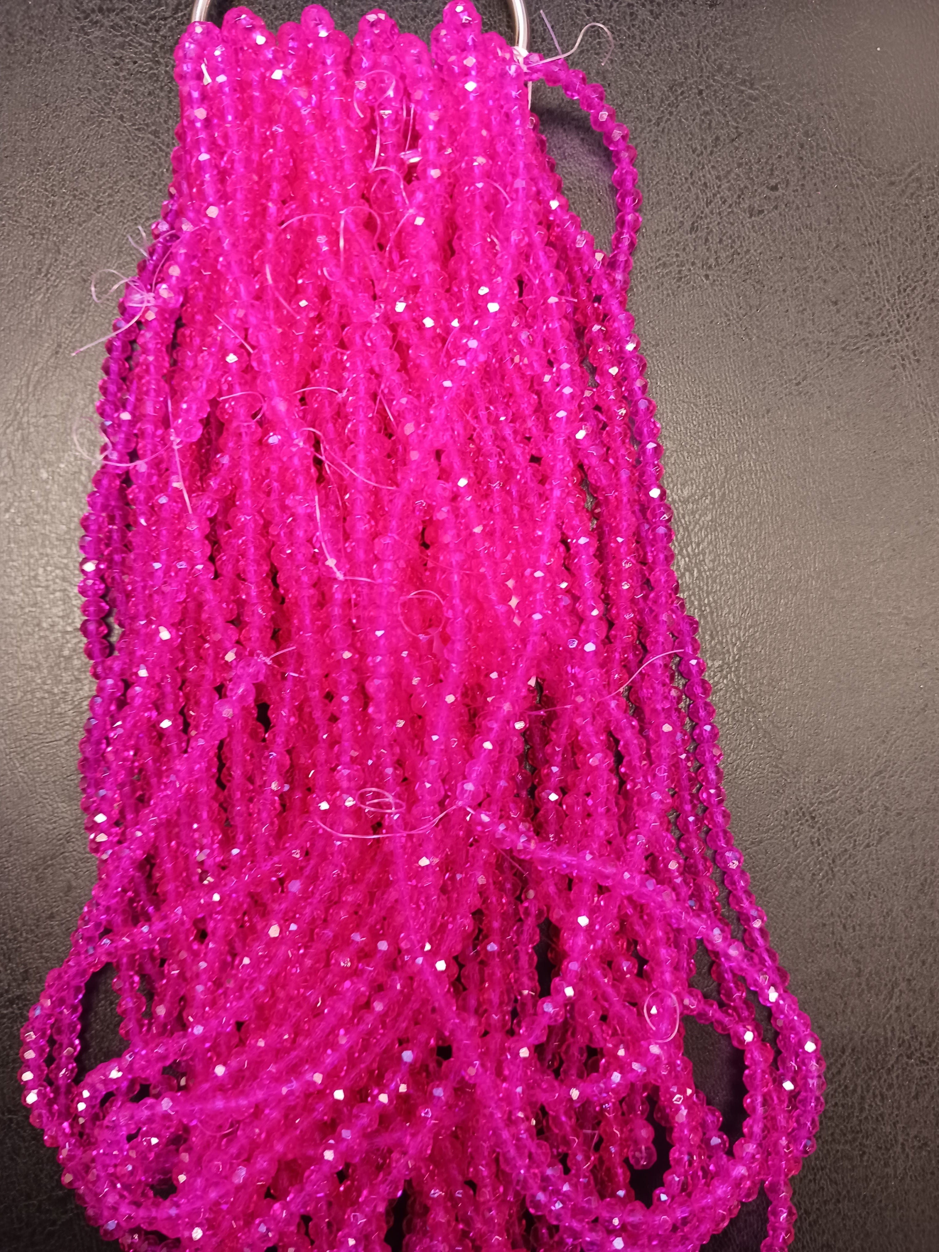 8 mm Rondelle Strand Semi-Transparent & Transparent