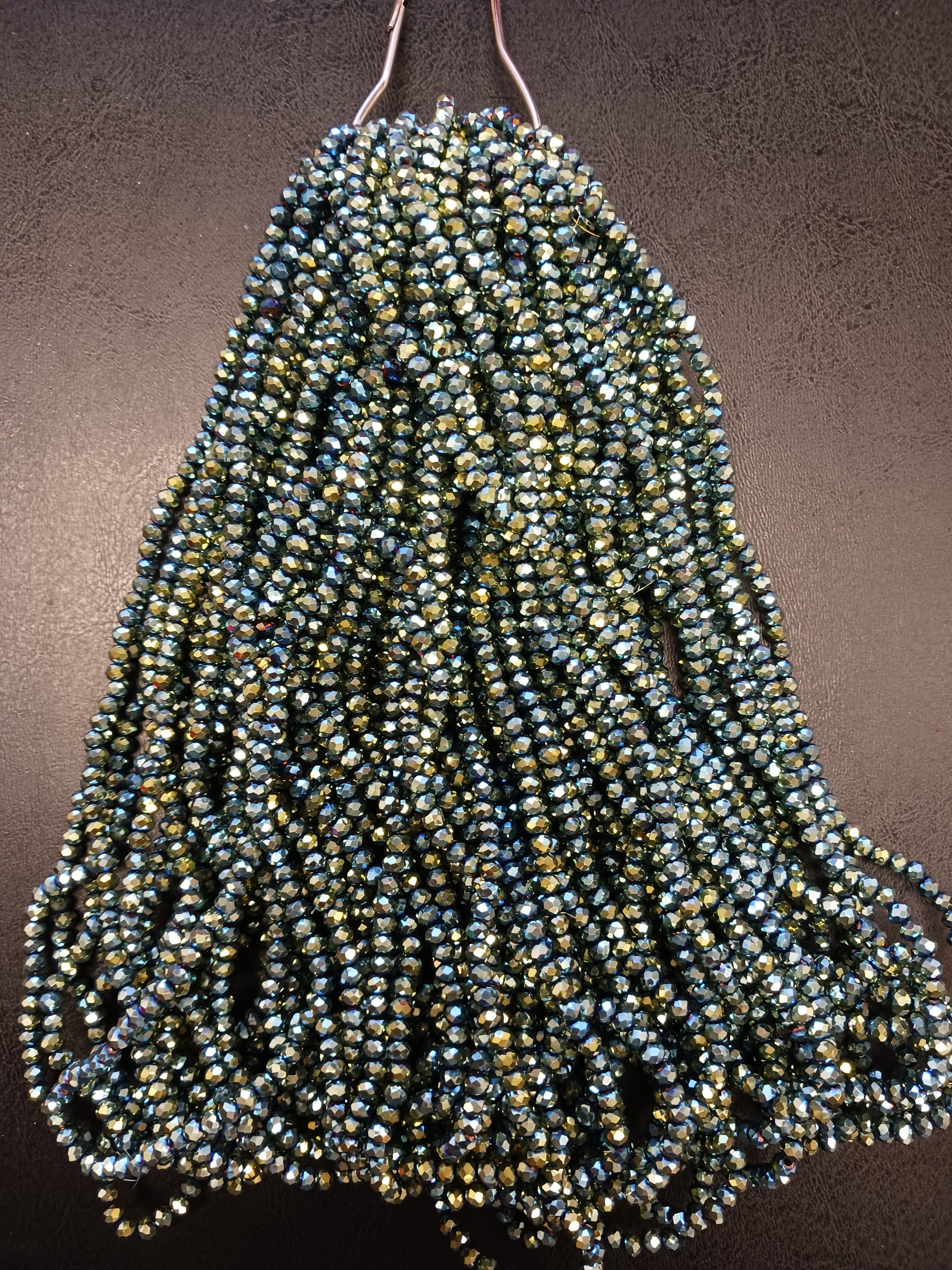 8 mm Rondelle Strand Semi-Transparent & Transparent