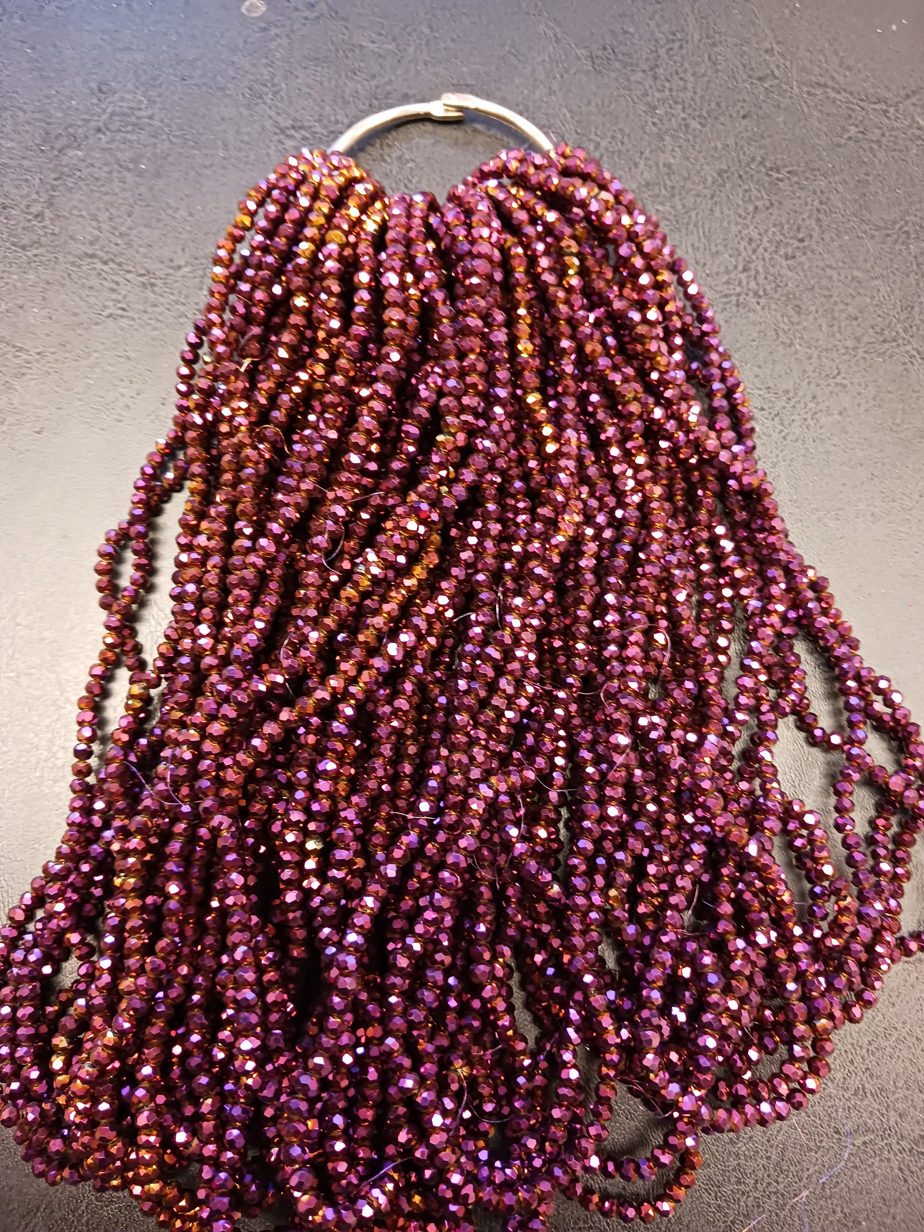 8 mm Rondelle Strand Semi-Transparent & Transparent