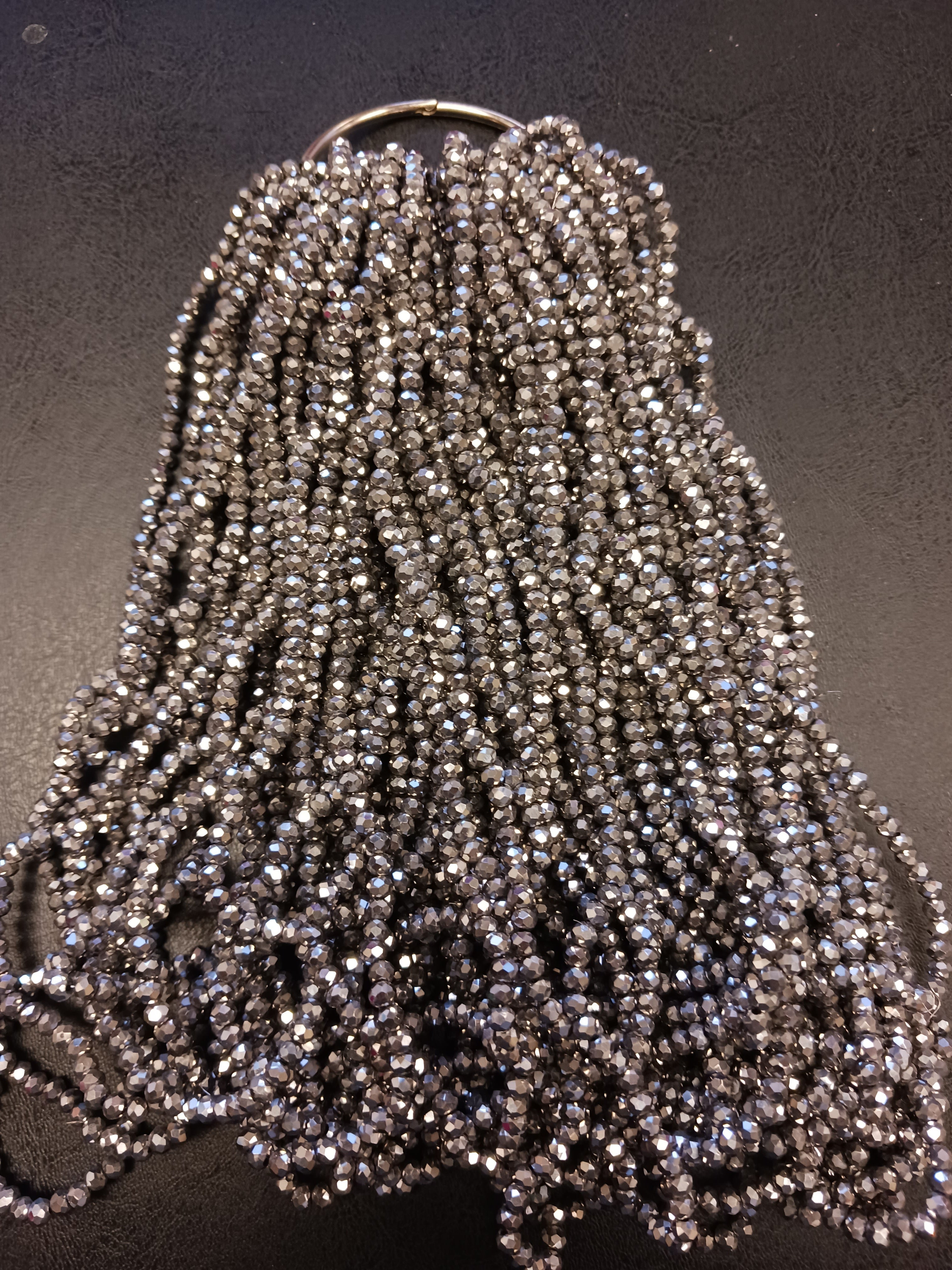 8 mm Rondelle Strand Semi-Transparent & Transparent