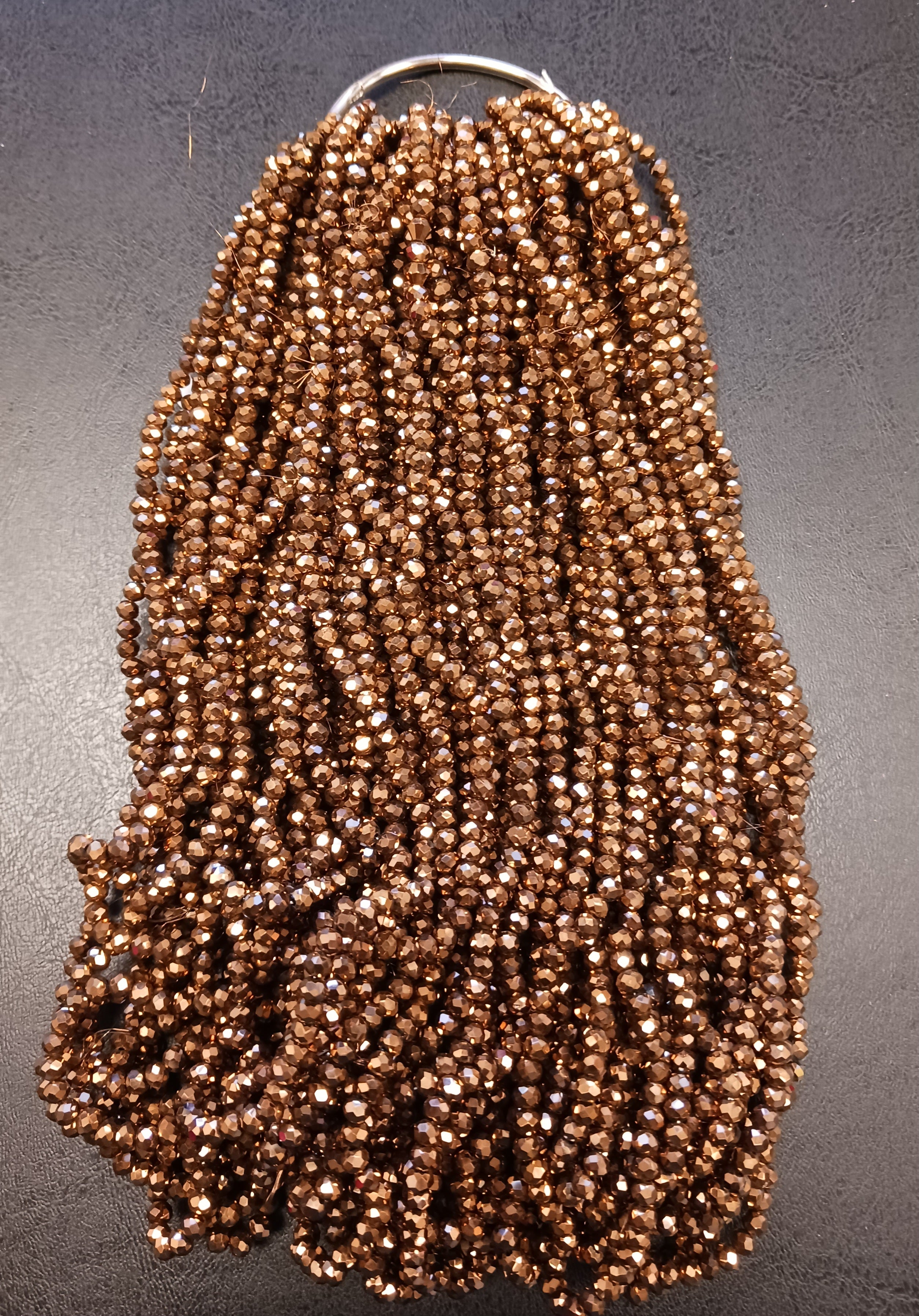 8 mm Rondelle Strand Semi-Transparent & Transparent