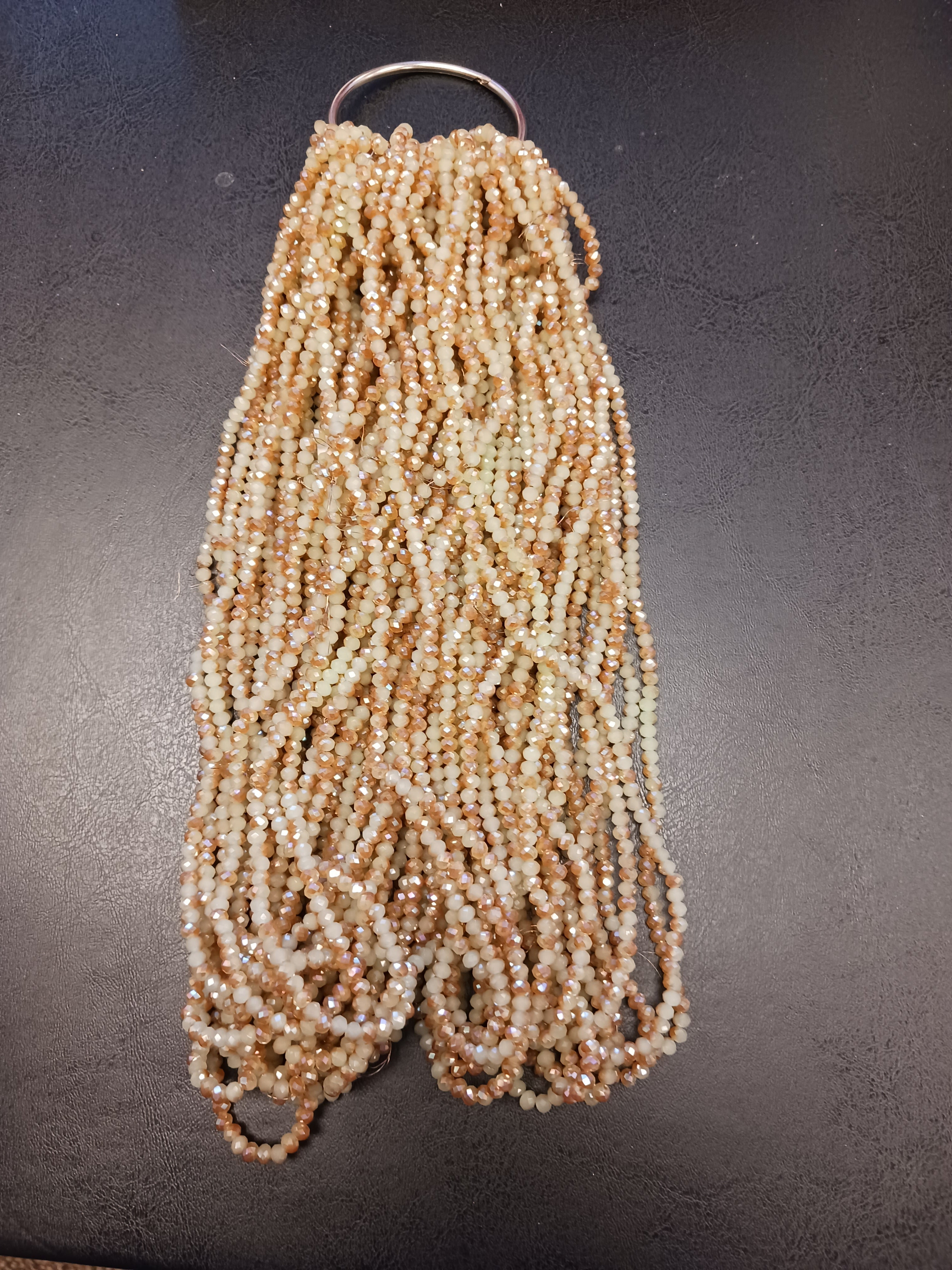 8 mm Rondelle Strand Semi-Transparent & Transparent