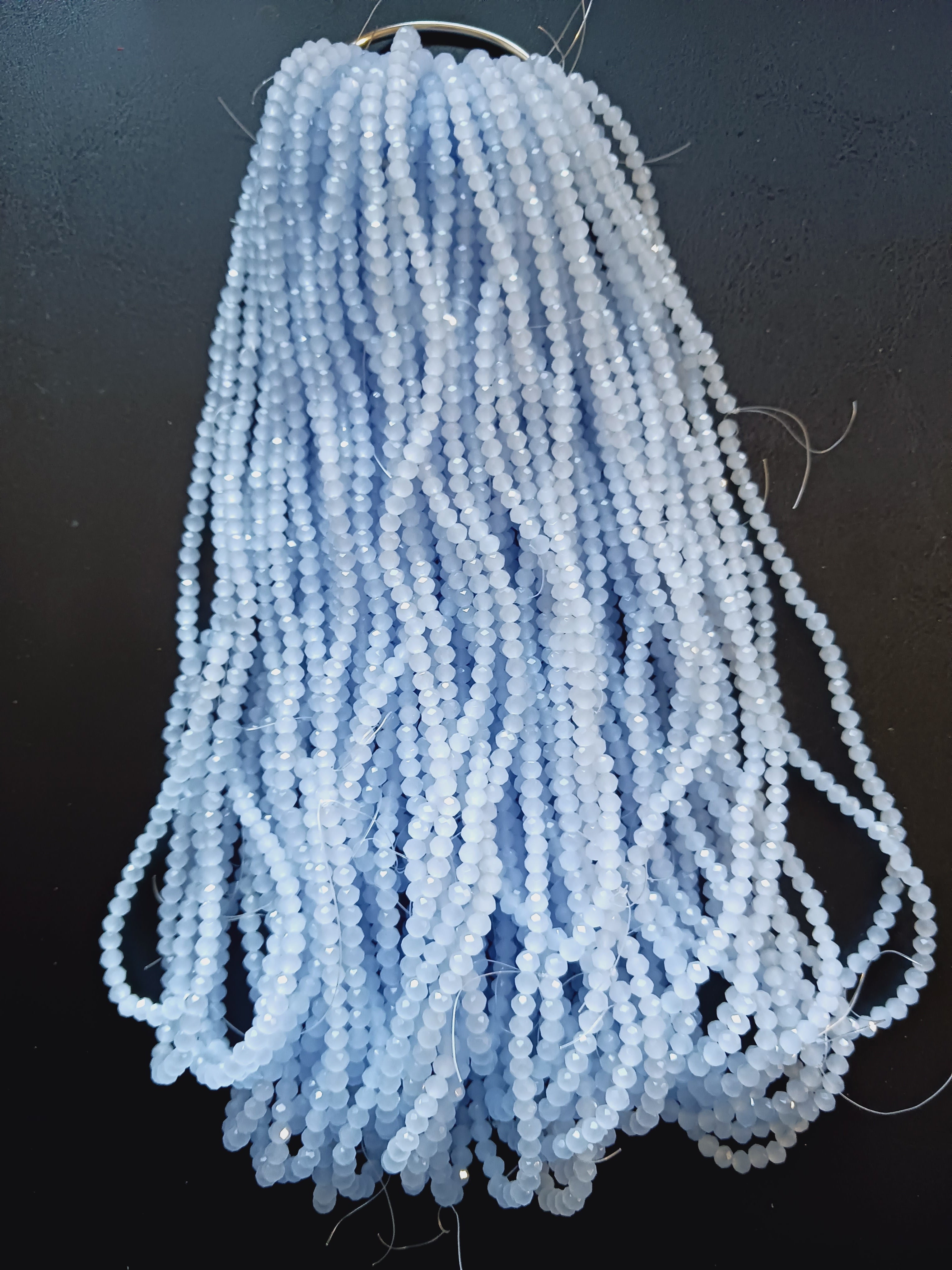 8 mm Rondelle Strand Semi-Transparent & Transparent