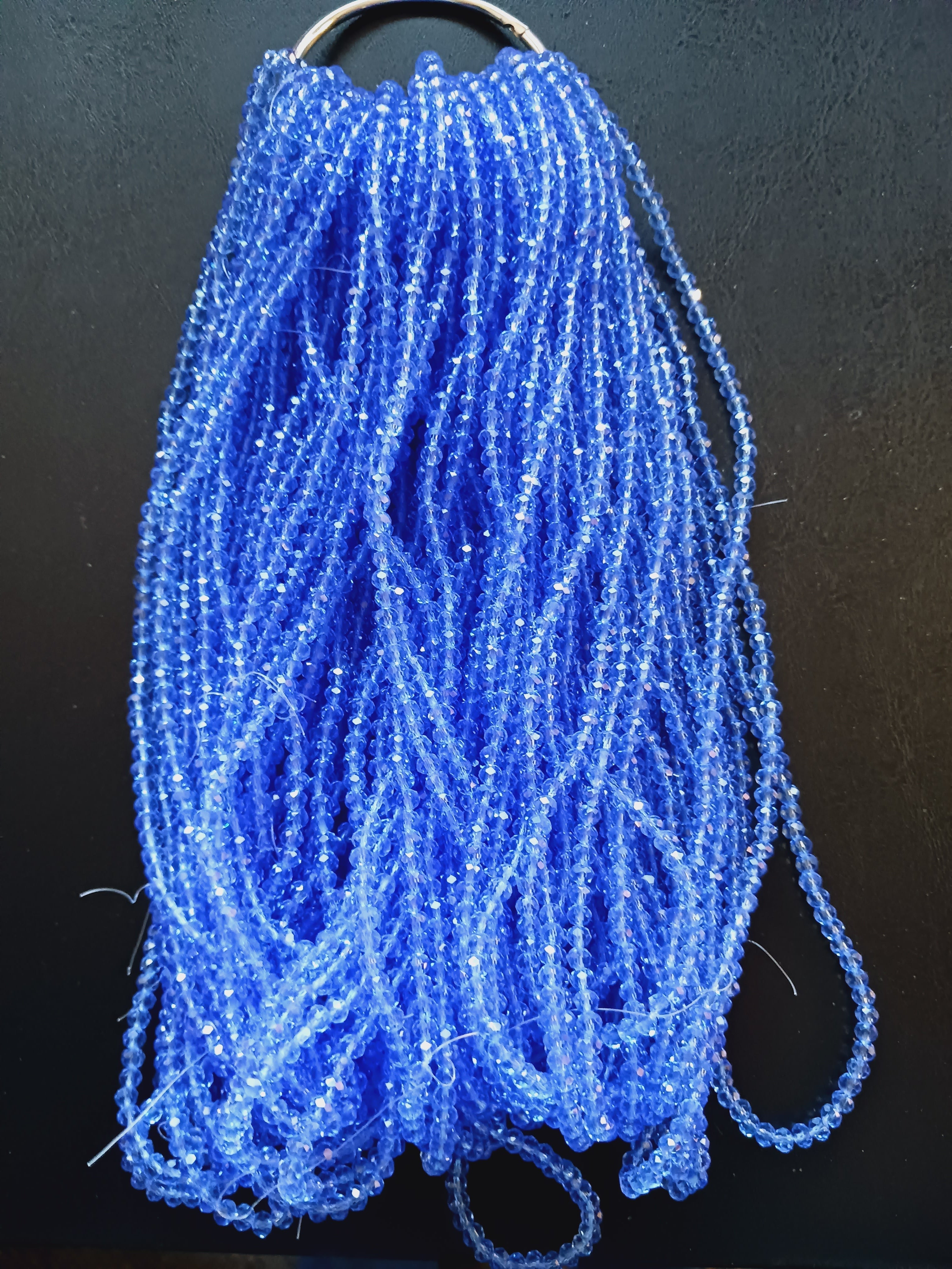 8 mm Rondelle Strand Semi-Transparent & Transparent