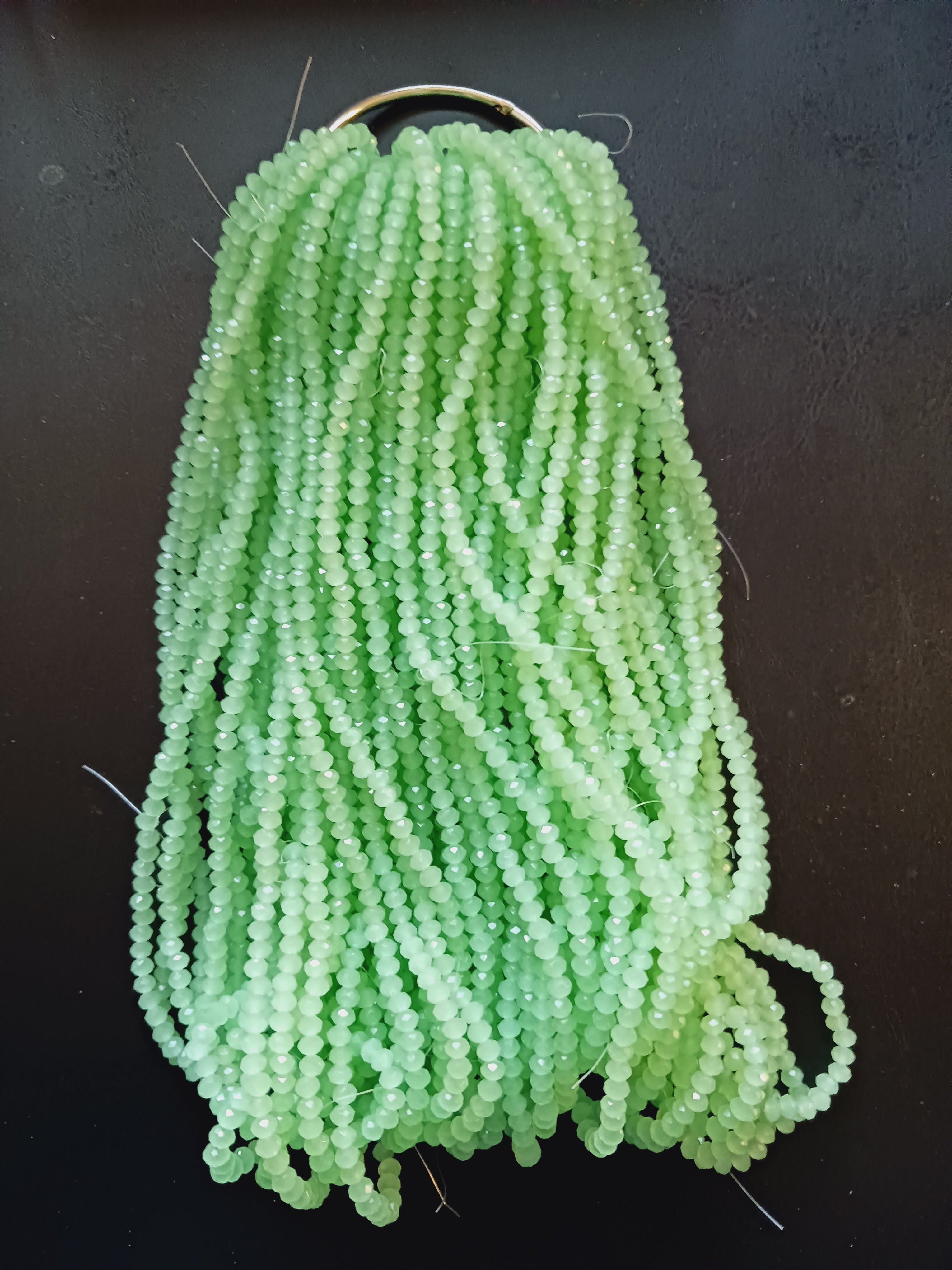 8 mm Rondelle Strand Semi-Transparent & Transparent