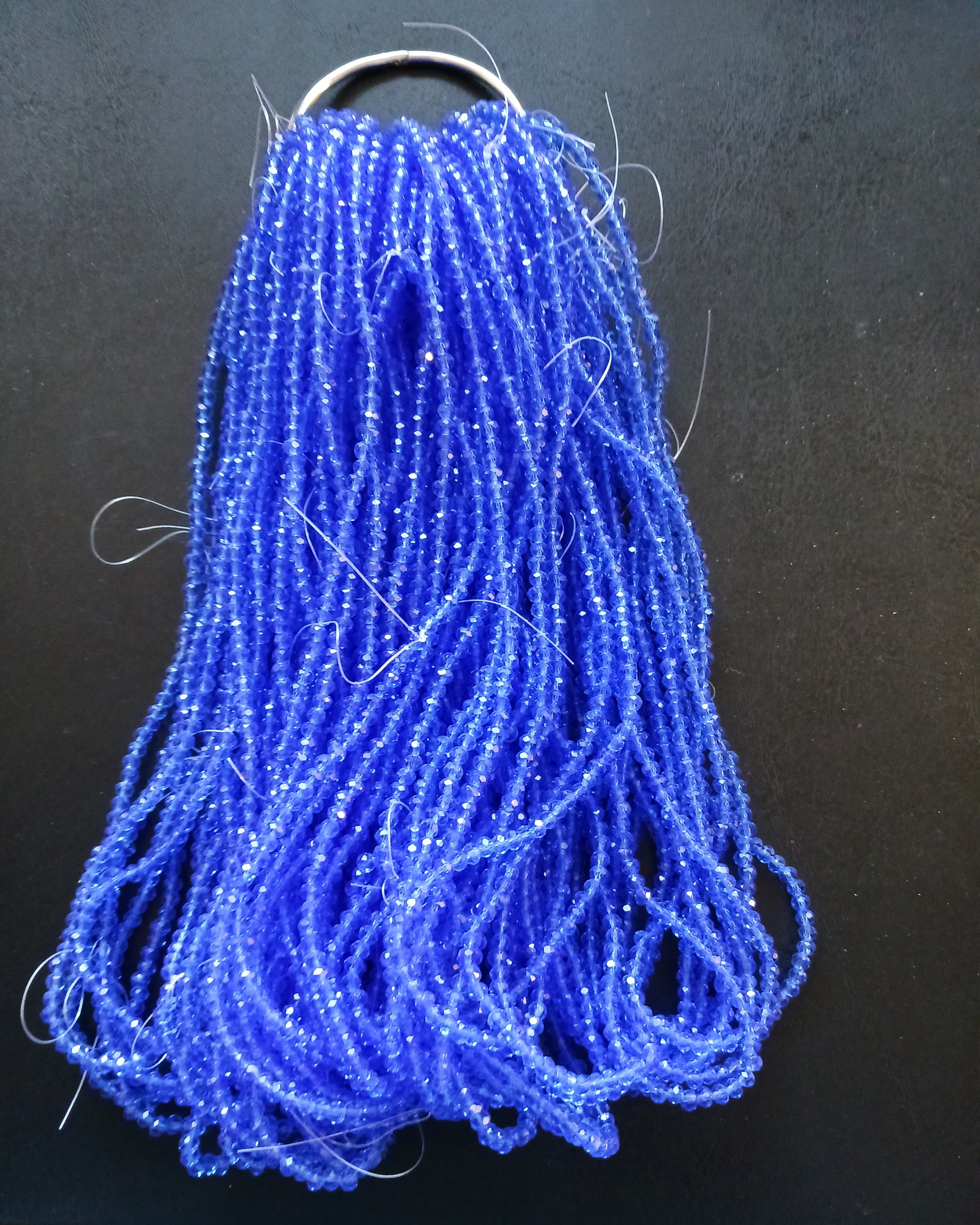 4 mm Rondelle Strand-Semi-Transparent & Transparent