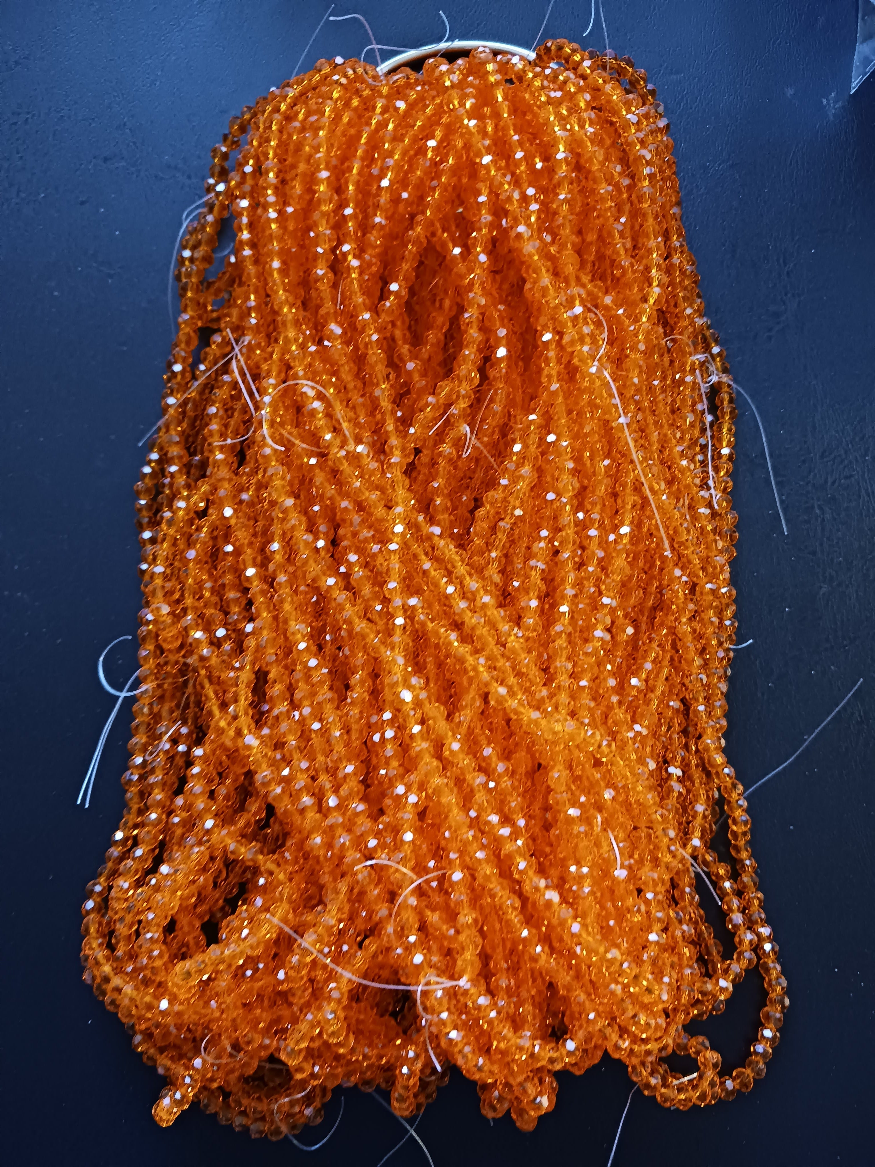 8 mm Rondelle Strand Semi-Transparent & Transparent