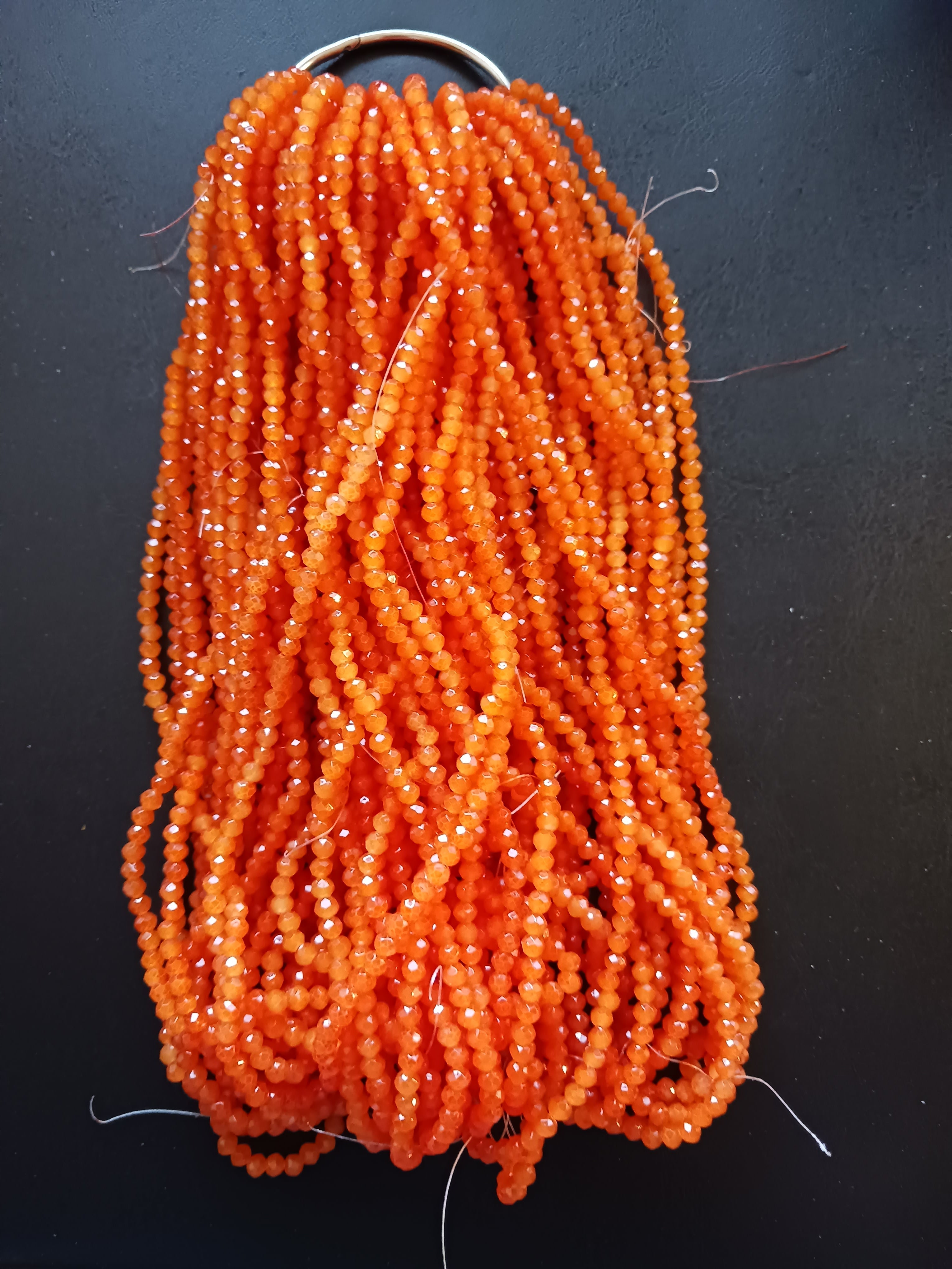 8 mm Rondelle Strand Semi-Transparent & Transparent