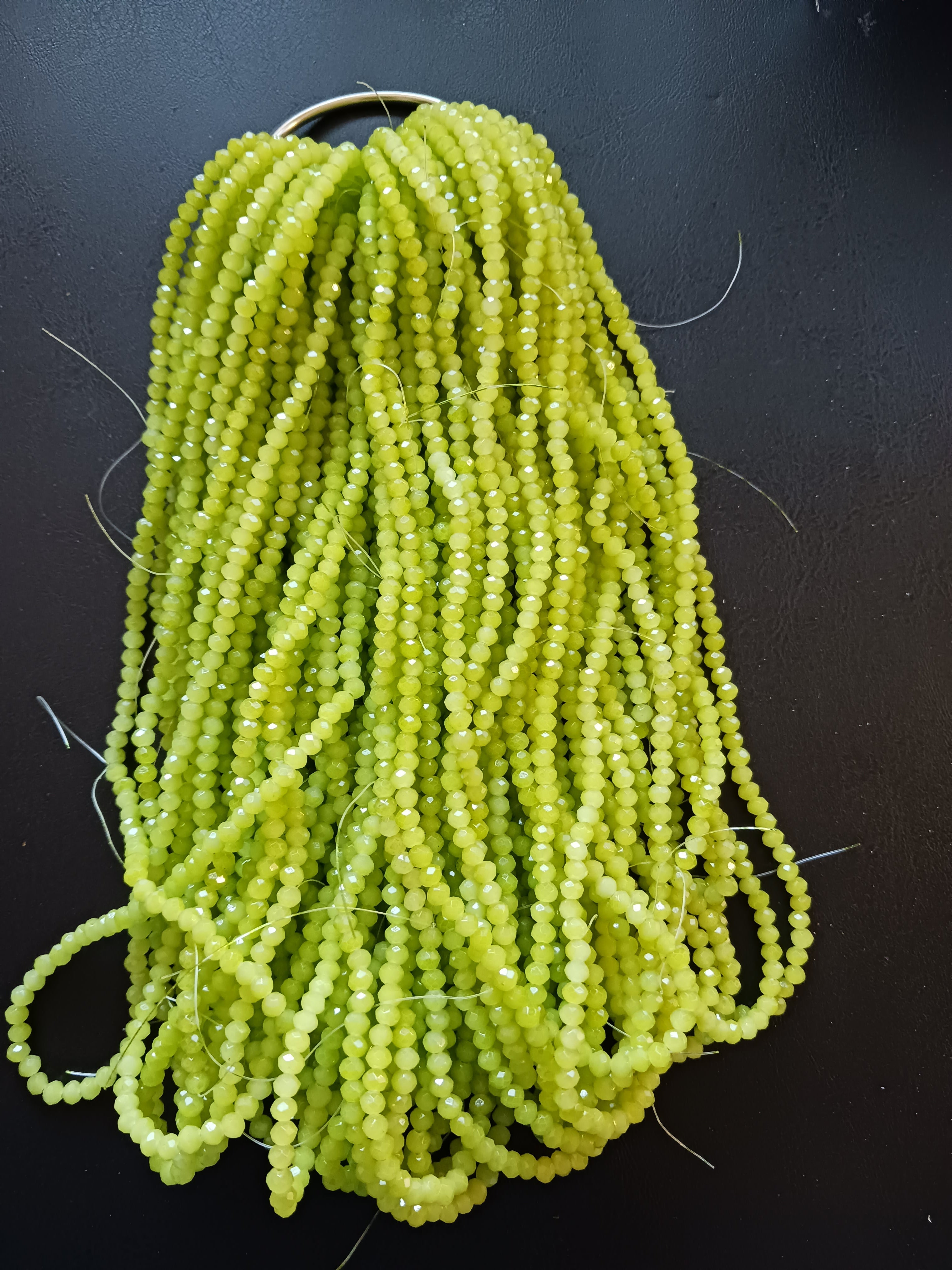 8 mm Rondelle Strand Semi-Transparent & Transparent