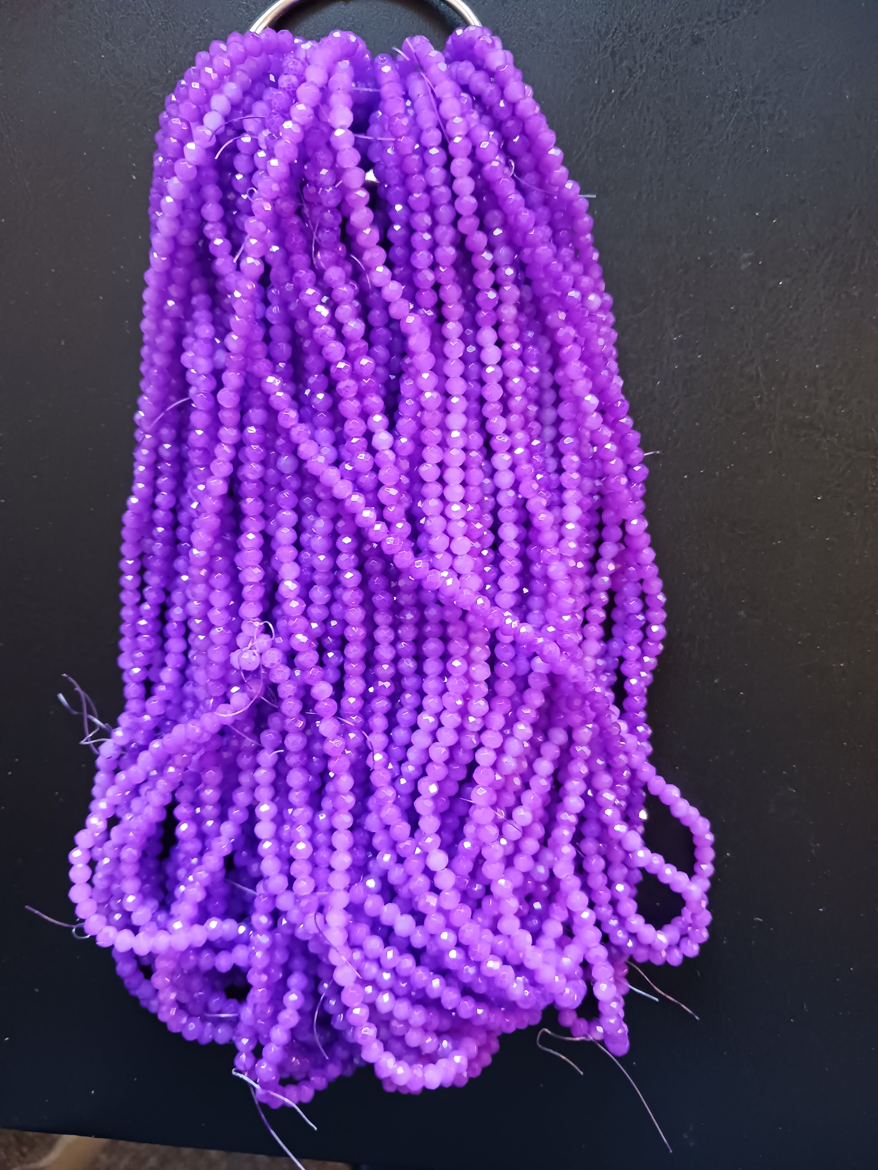 8 mm Rondelle Strand Semi-Transparent & Transparent