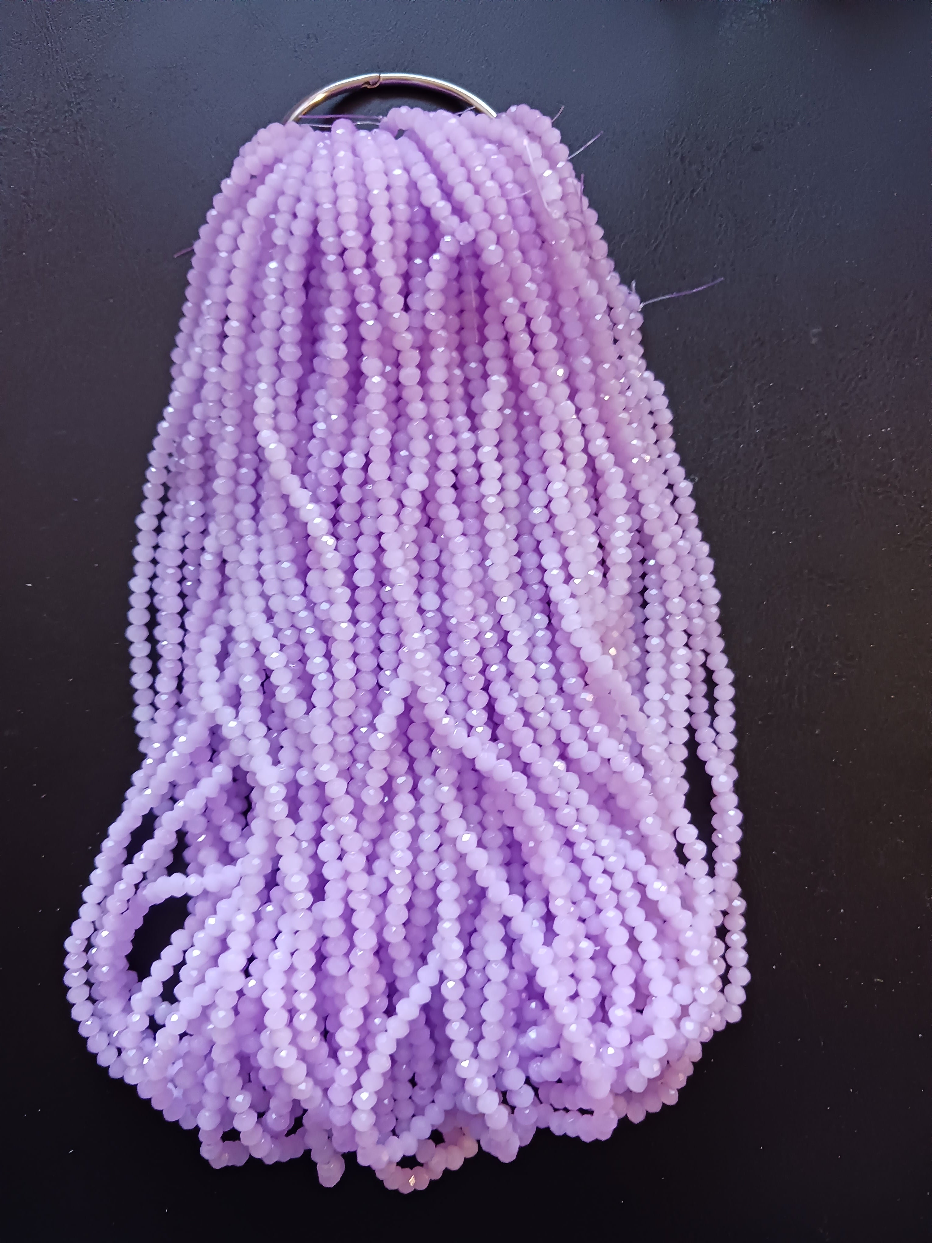 8 mm Rondelle Strand Semi-Transparent & Transparent