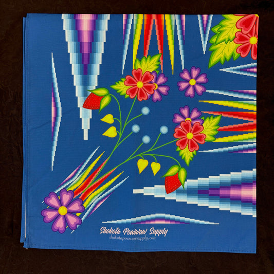 Bandana-Denim-Kylee Rainbow Geometric