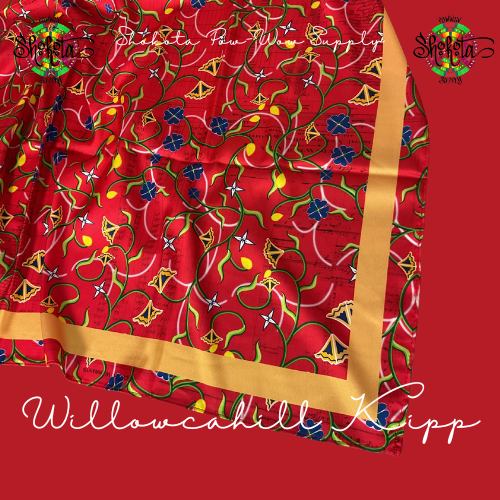 Satin Scarf-Red/Willowcahill Kipp-Cold Front