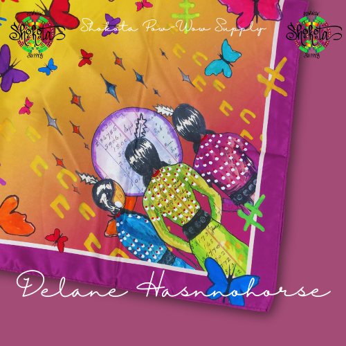 Satin Scarves-SISTERS/ Delane