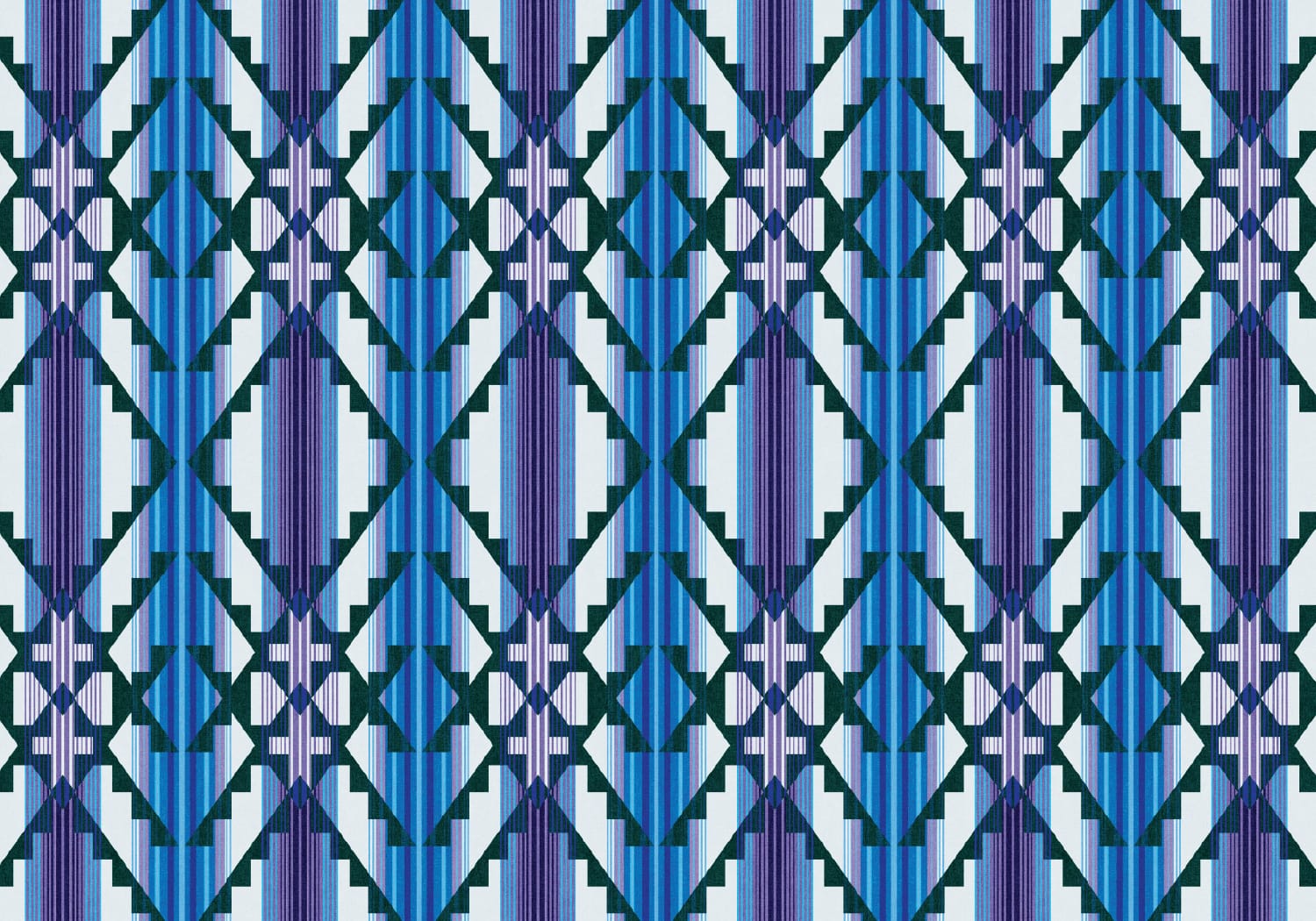 Saddle Blanket PERIWINKLE