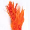 Strung Saddle Hackle Feathers, 5"-6" Light Bright Colors (1 Ounce: 375-525 Hackles)